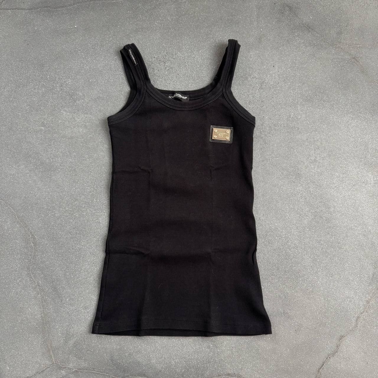 Dolce & Gabbana × Vintage Dolce & Gabbana Vintage Ribbed Tank Top Size S / US 4 / IT 40 - 2 Thumbnail
