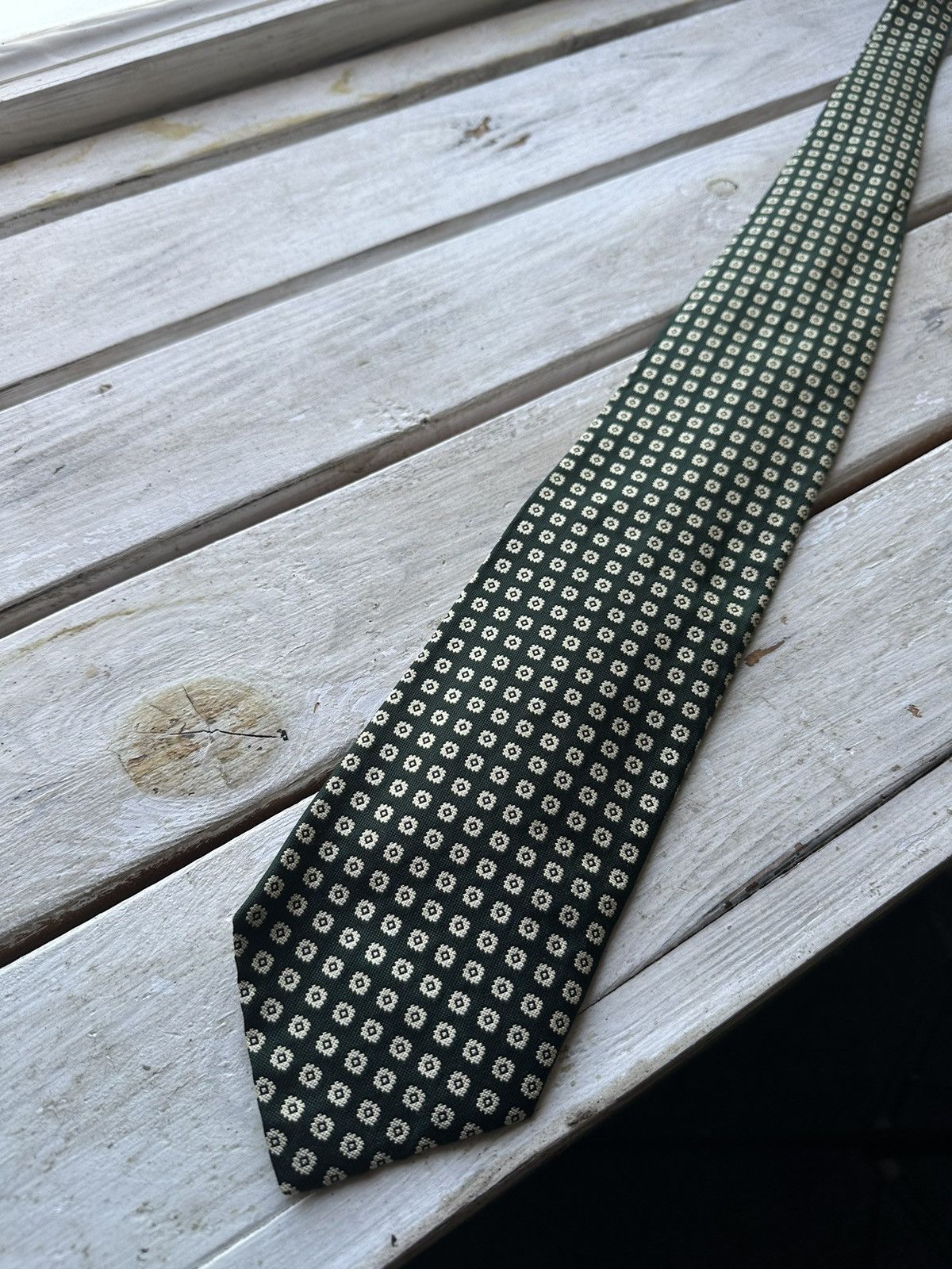 Designer × Hugo Boss 🚨RARE Hugo Boss Tie old money style Blue luxury monogram Size ONE SIZE - 5 Thumbnail
