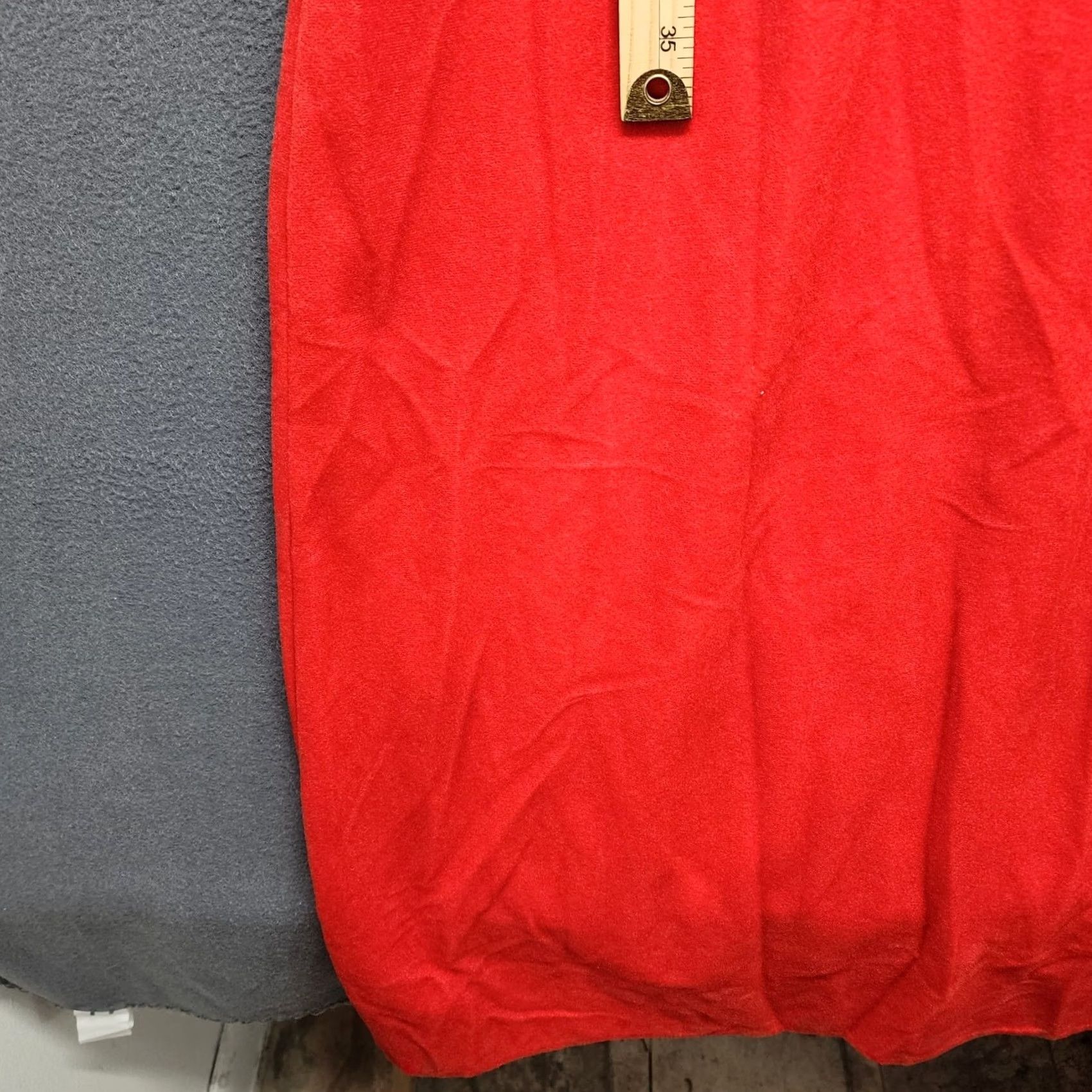 Vintage VINTAGE Red Prairie Dress Maxi High Neck Long Sleeve Womens Small Handmade Cottagecore 70s Size S / US 4 / IT 40 - 6 Thumbnail
