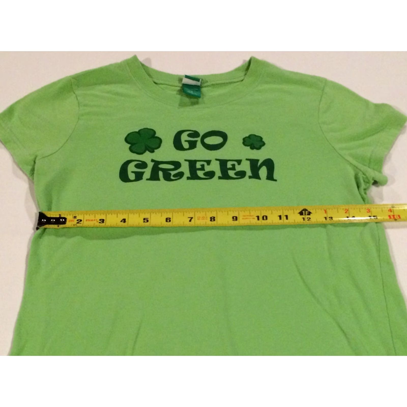 Vintage VINTAGE Go Green Irish Shamrock Women's Juniors T Shirt Sz S - St Patrick's Day Tee Size S / US 4 / IT 40 - 4 Thumbnail