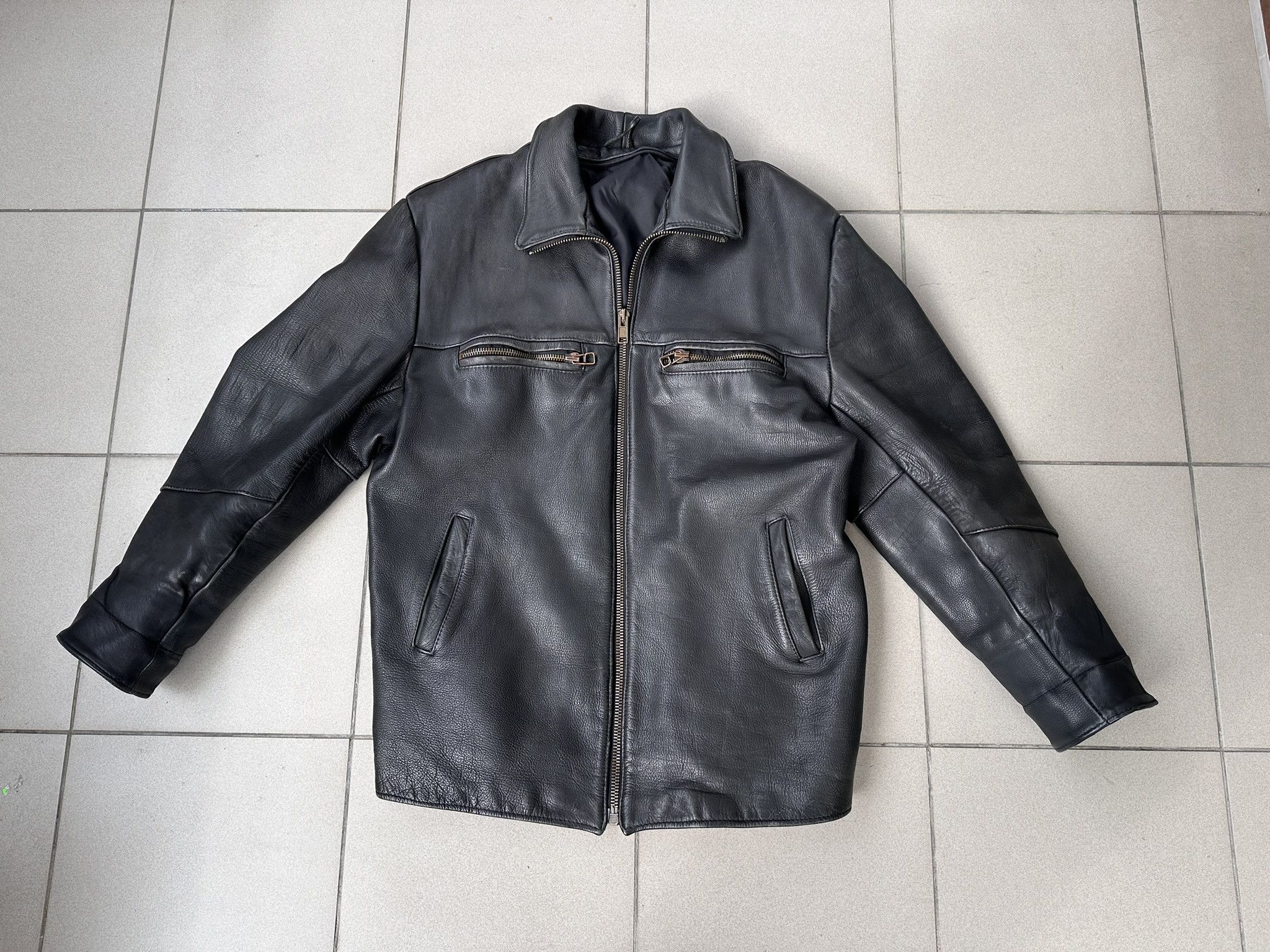 Vintage Vintage leather jacket starboy old money archive Size US L / EU 52-54 / 3 - 4 Thumbnail