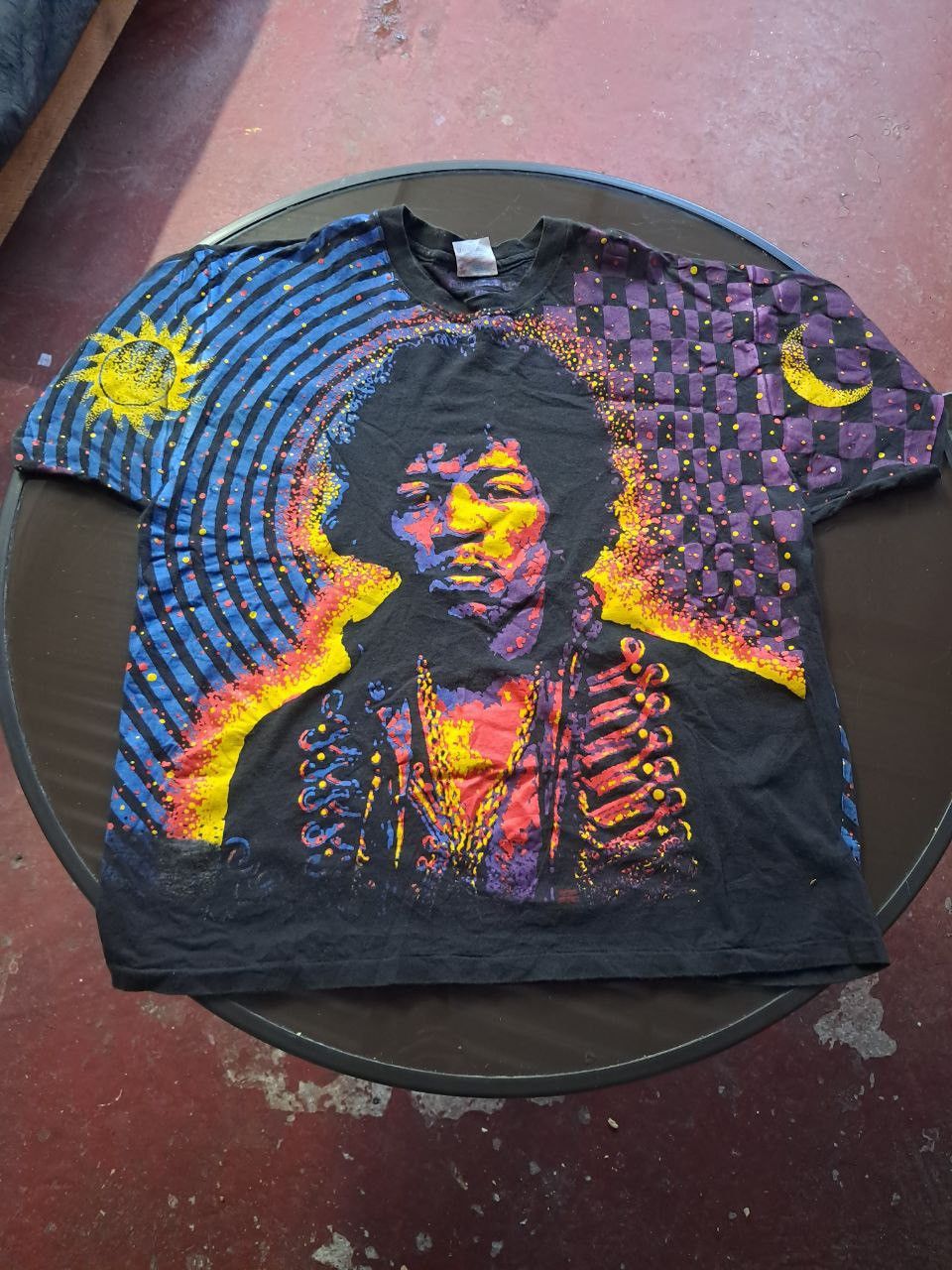 Hanes × Jimi Hendrix × Vintage 1992 jimi hendrix aop Size US XL / EU 56 / 4 - 1 Thumbnail