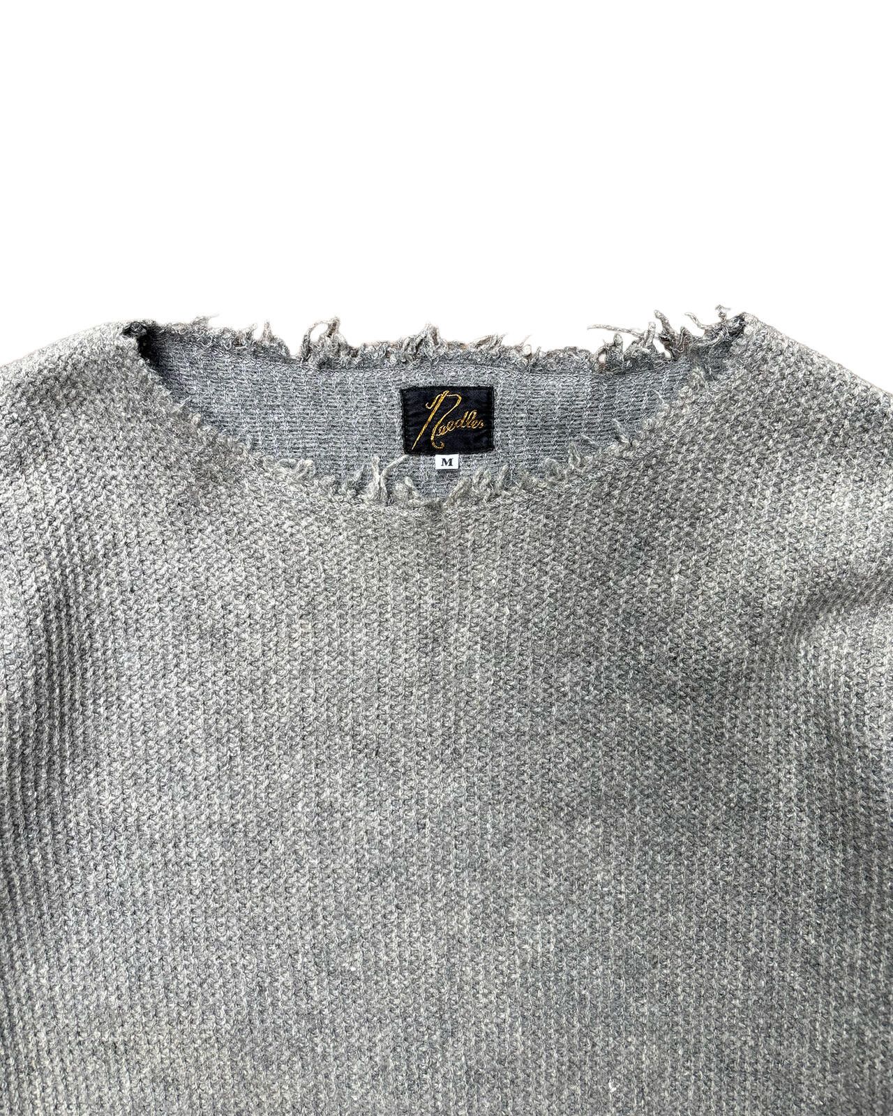 Needles Needles Wool Knit Sweater Grey Medium Size US M / EU 48-50 / 2 - 2 Thumbnail