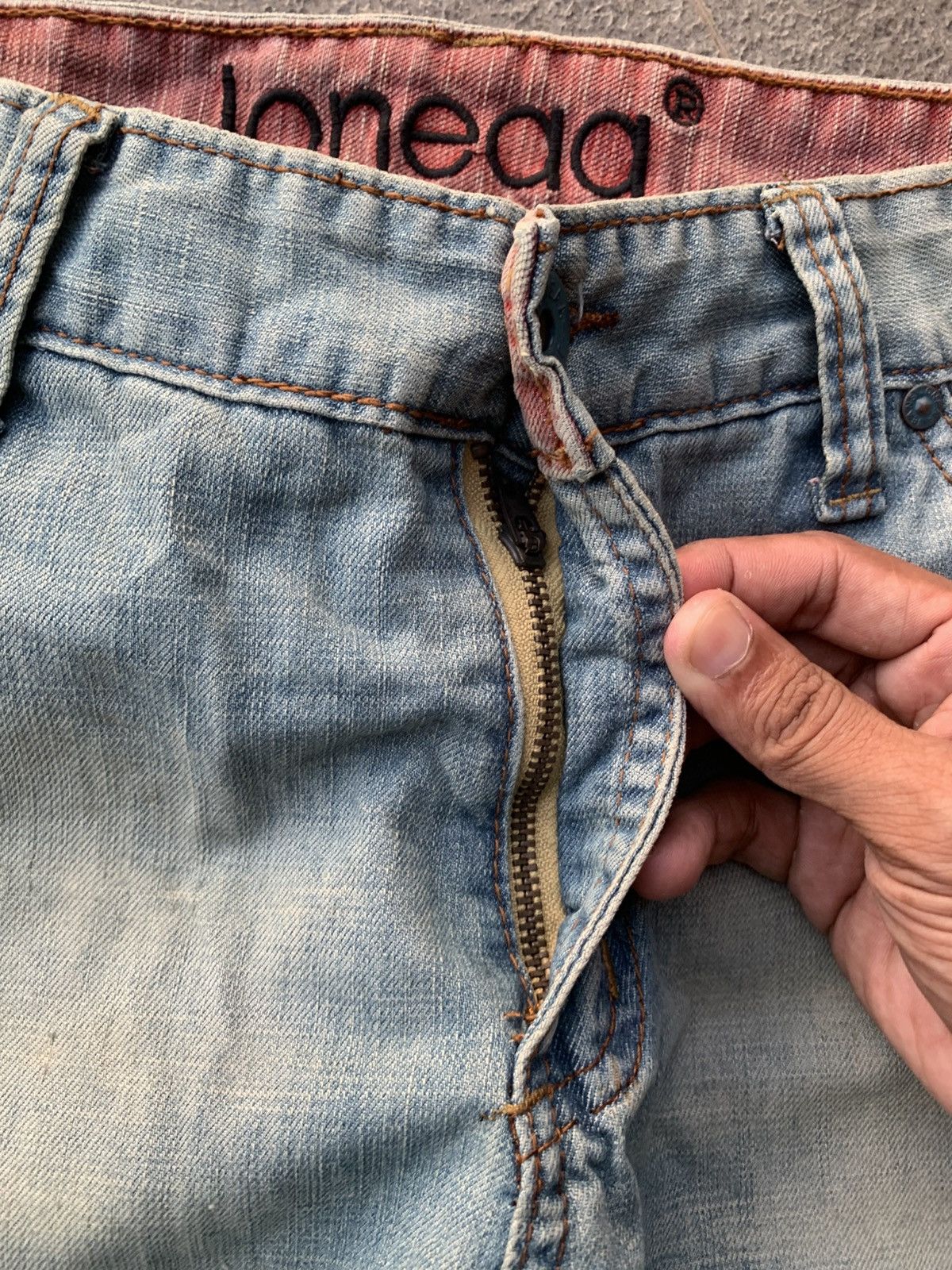 Japanese Brand Joneaa Art Jeans Pants Size US 30 / EU 46 - 8 Thumbnail