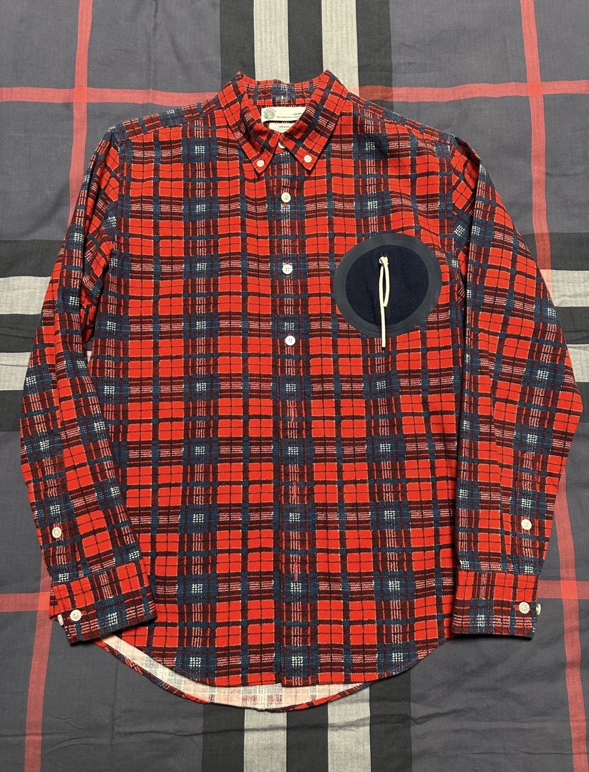 Visvim Visvim F.I.L. / CUBISM Check Shirt – Red/Black Size US S / EU 44-46 / 1 - 1 Thumbnail