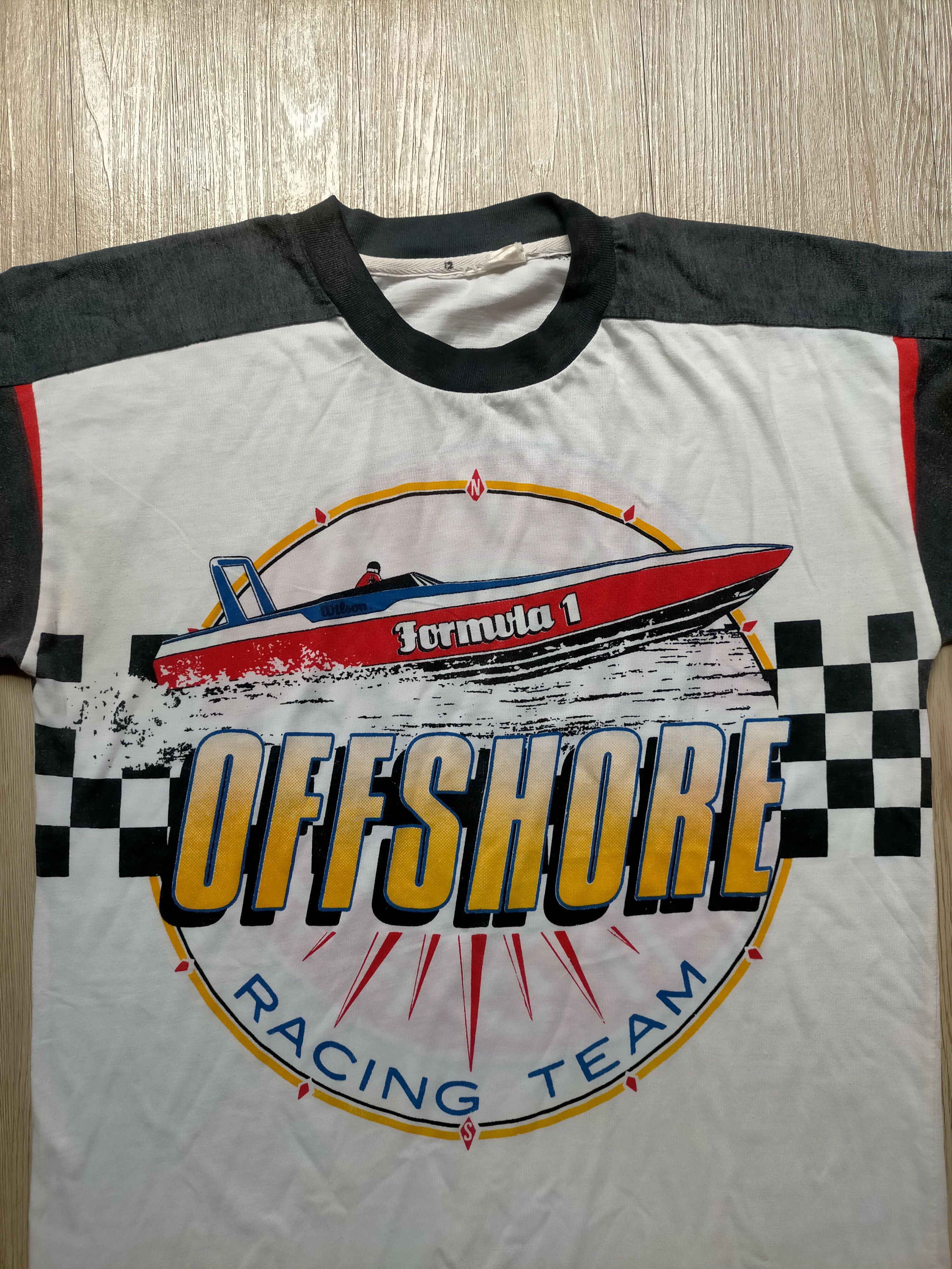 Vintage Vintage 80s Formula 1 Off Shore Racing Team tee Size US S / EU 44-46 / 1 - 4 Thumbnail