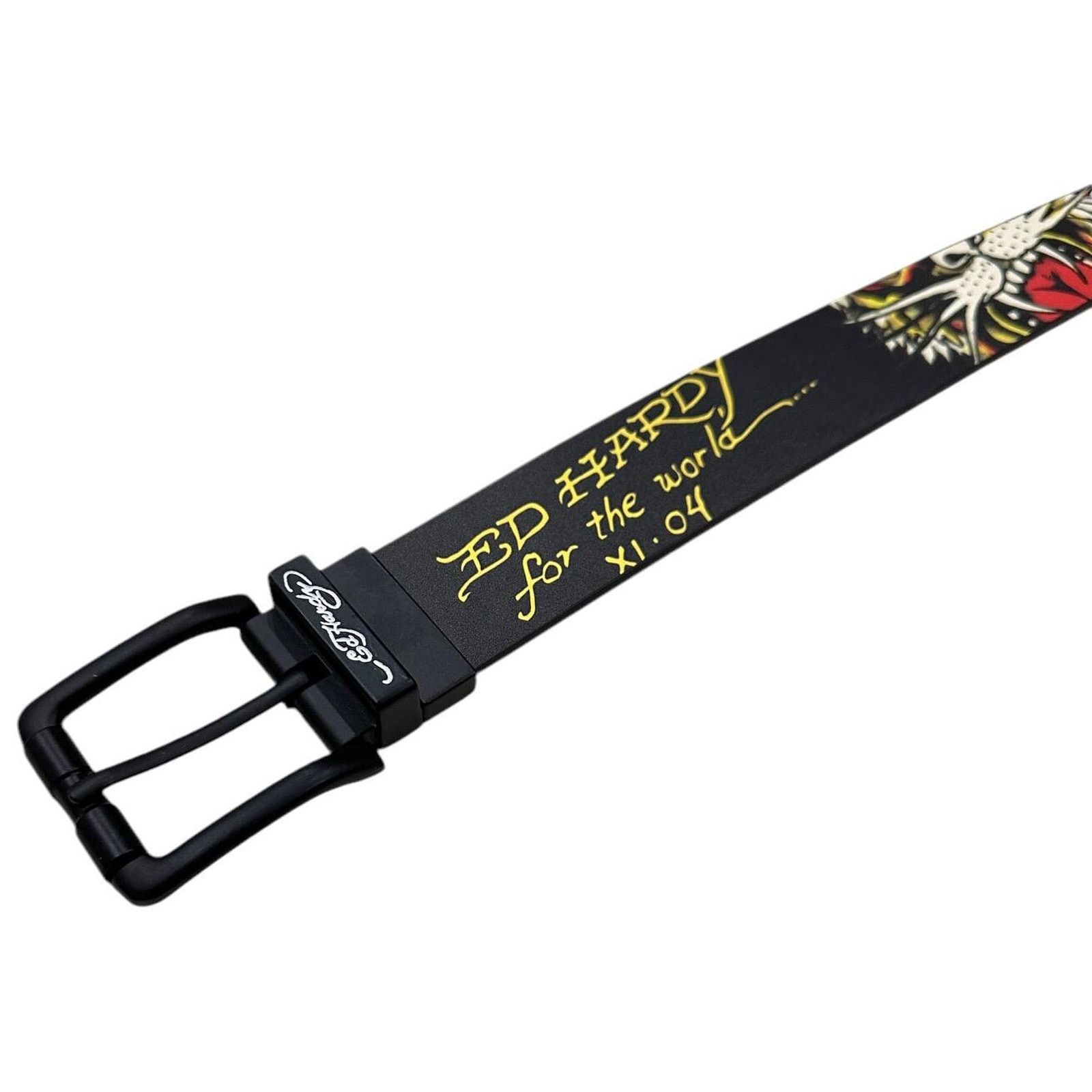 Ed Hardy Ed Hardy Men's For The World Reversible Belt Size 40 - 4 Thumbnail