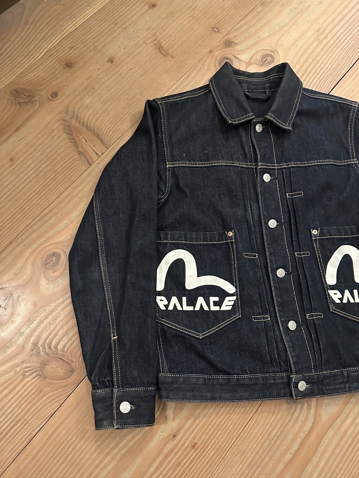 Evisu × Palace Palace X Evisu Classic Seagull Denim Jacket Indigo Raw Size US S / EU 44-46 / 1 - 13 Thumbnail