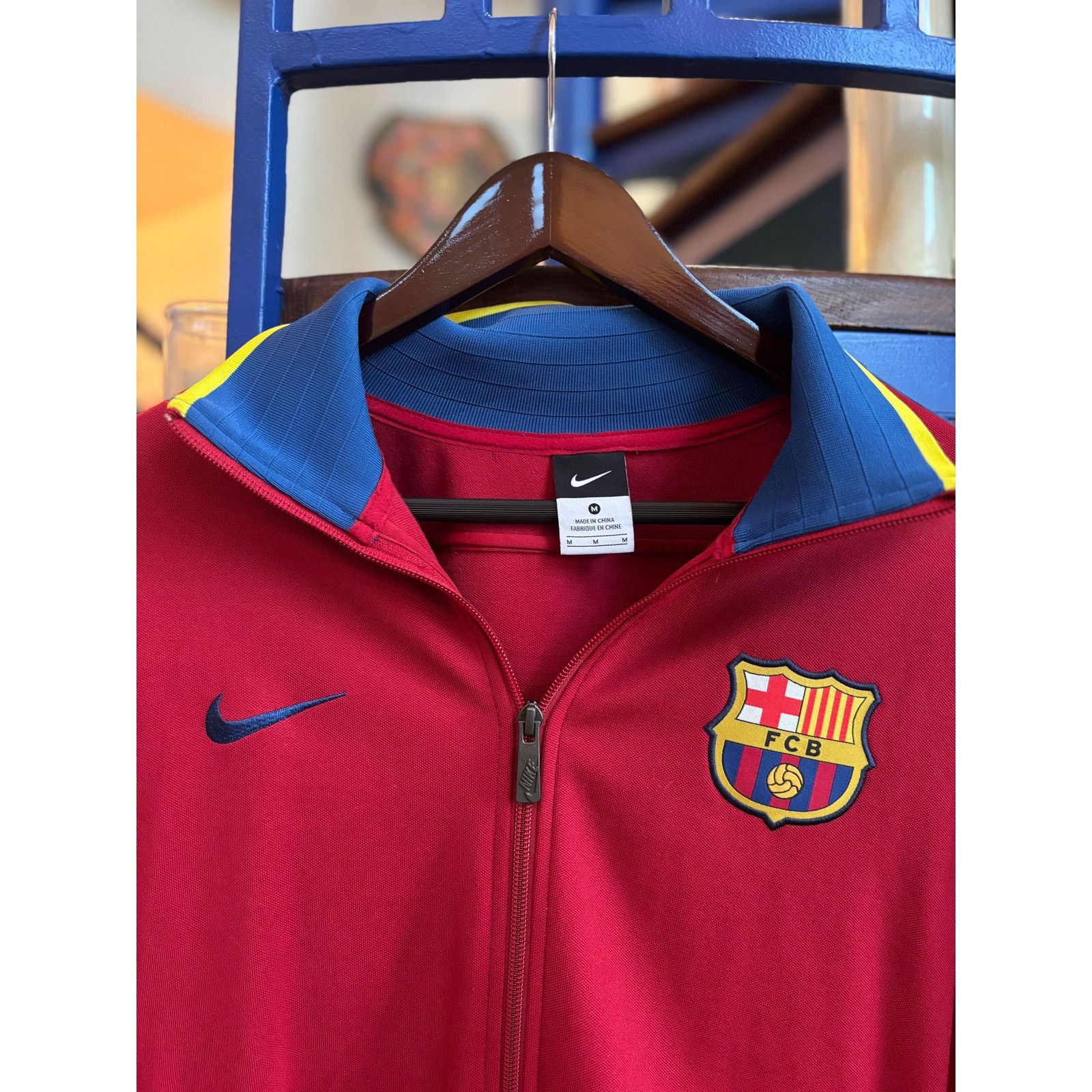 Nike FC Barcelona Nike Red Track Jacket Size M Size US M / EU 48-50 / 2 - 3 Thumbnail