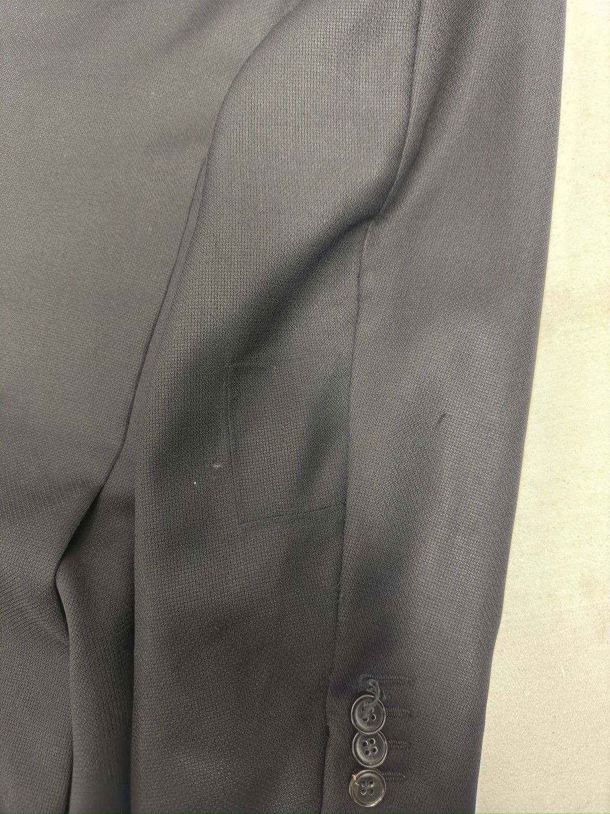 Ermenegildo Zegna Ermenegildo Zegna High Performance Textured Wool Jacket Size 46R - 10 Thumbnail