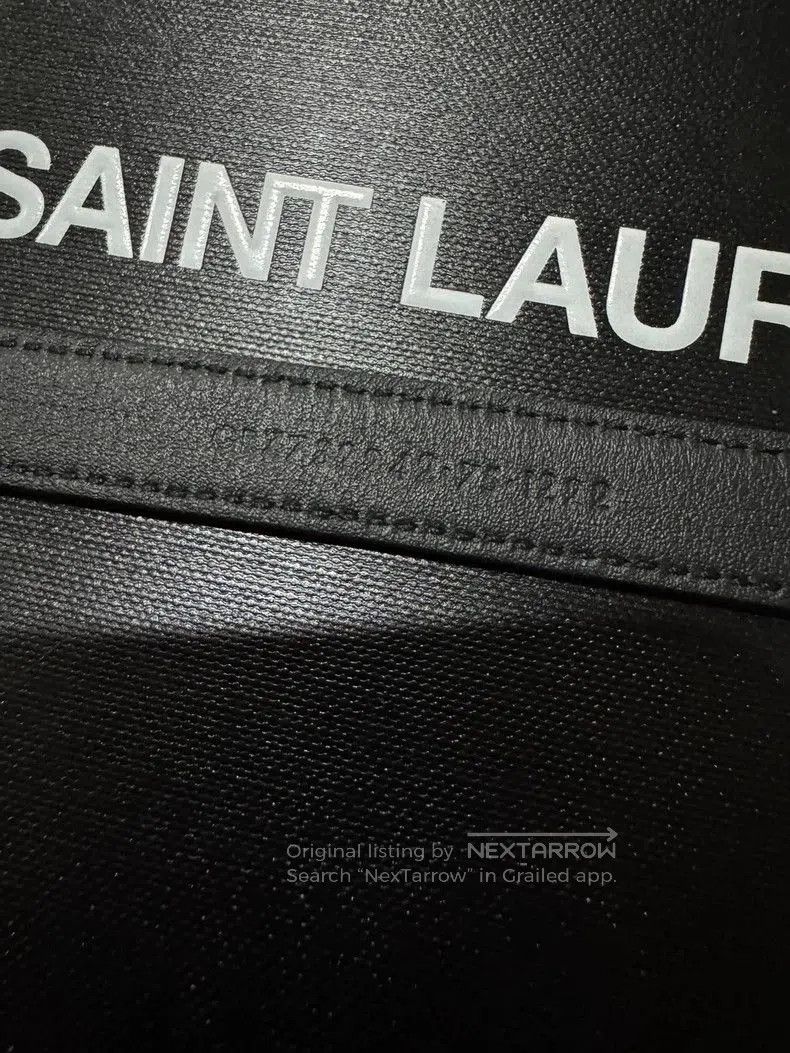 Saint Laurent Paris Saint Laurent YSL Black Silver Snake Belt . Size ONE SIZE - 4 Thumbnail