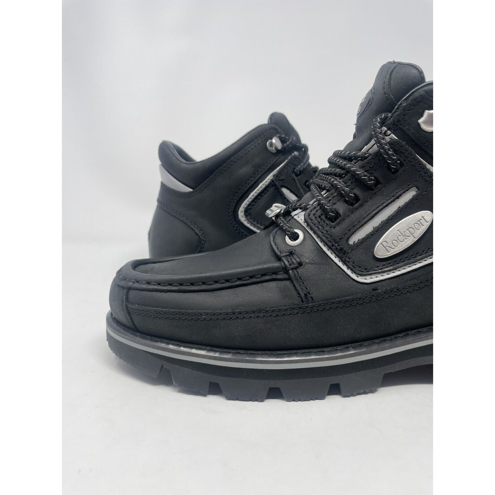 Rockport Mens ROCKPORT UMBWE II MWEKA Black Leather WATERPROOF BOOTS Size US 7 / EU 40 - 6 Thumbnail