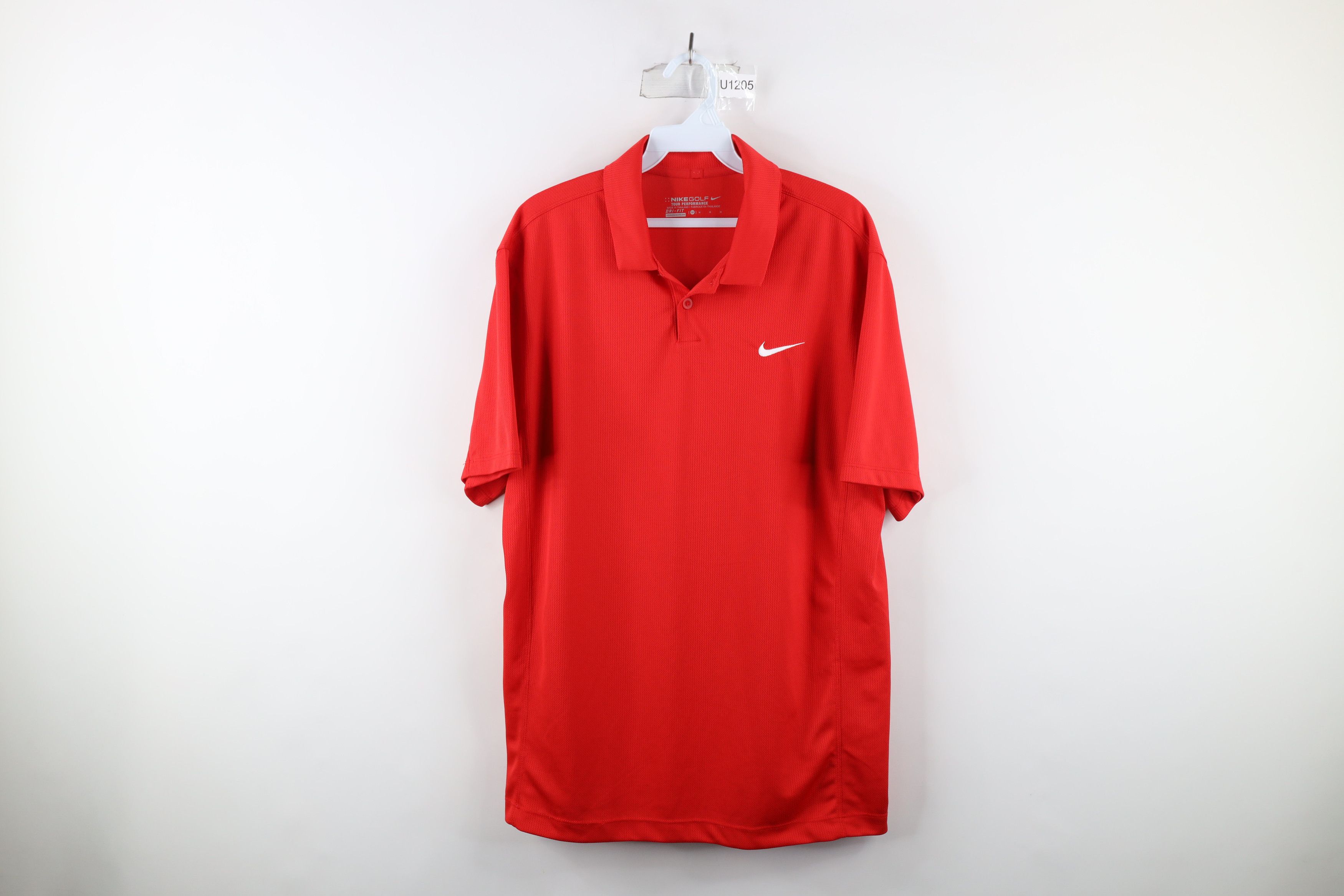 Nike Golf Tour Performance Scott Mini Swoosh Knit Polo Shirt Polos