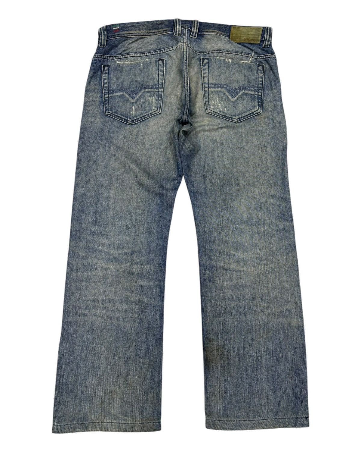 Diesel Vintage Diesel Baggy Jeans Distressed Denim Cropped Size US 34 / EU 50 - 2 Thumbnail
