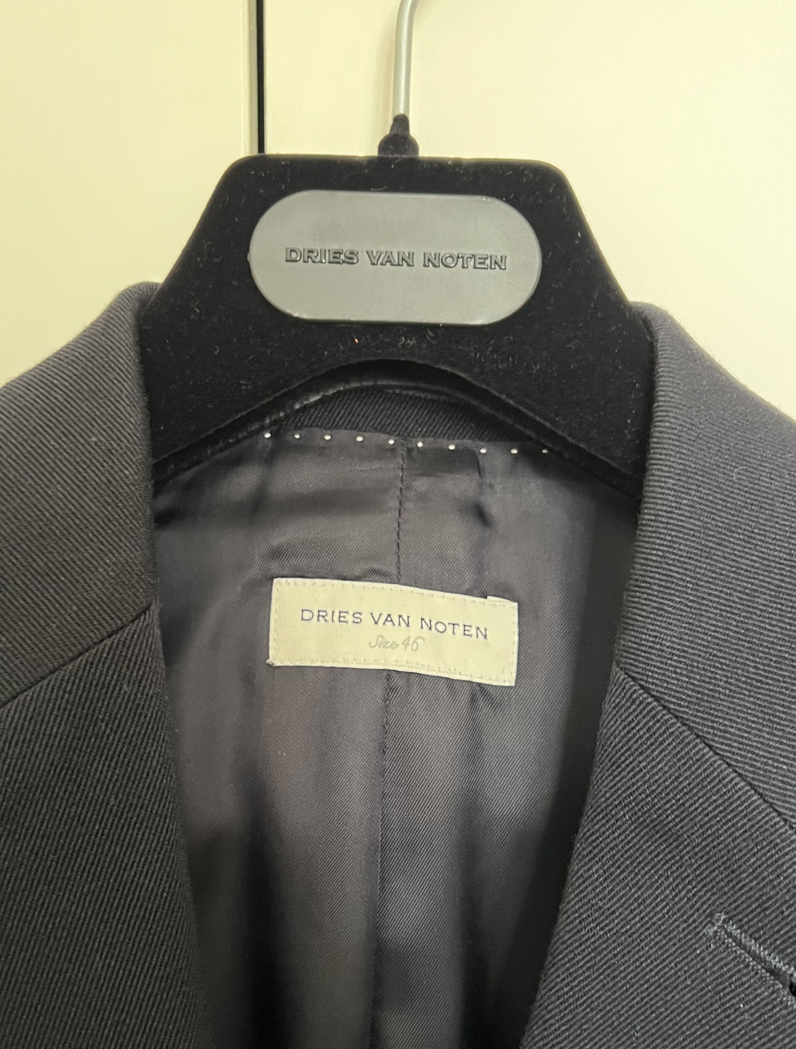 Dries Van Noten Dries van Noten blazer in dark navy (size 46) Size 36R - 2 Thumbnail