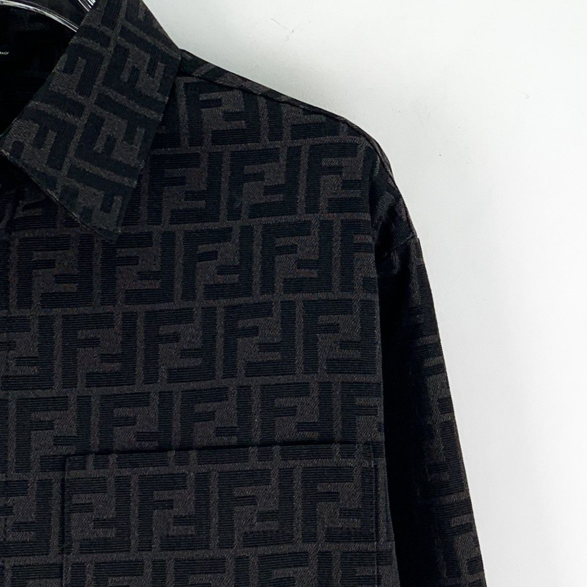Fendi Fendi All-over FF Print Lapel Long Sleeve Shirt K26WX Size US S / EU 44-46 / 1 - 3 Thumbnail