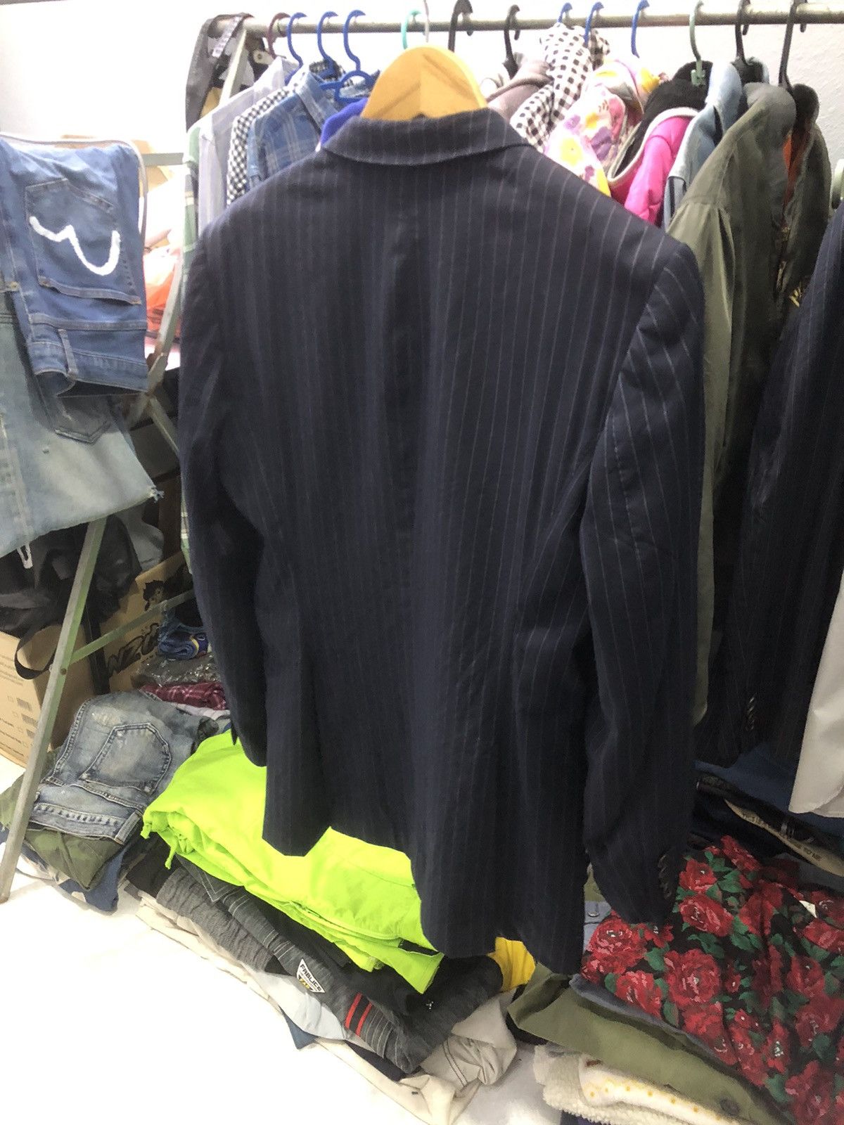 Cerruti 1881 × Paul Smith Paul Smith x Cerruti 1881 stripe blazer single breasted Size 38R - 17 Thumbnail