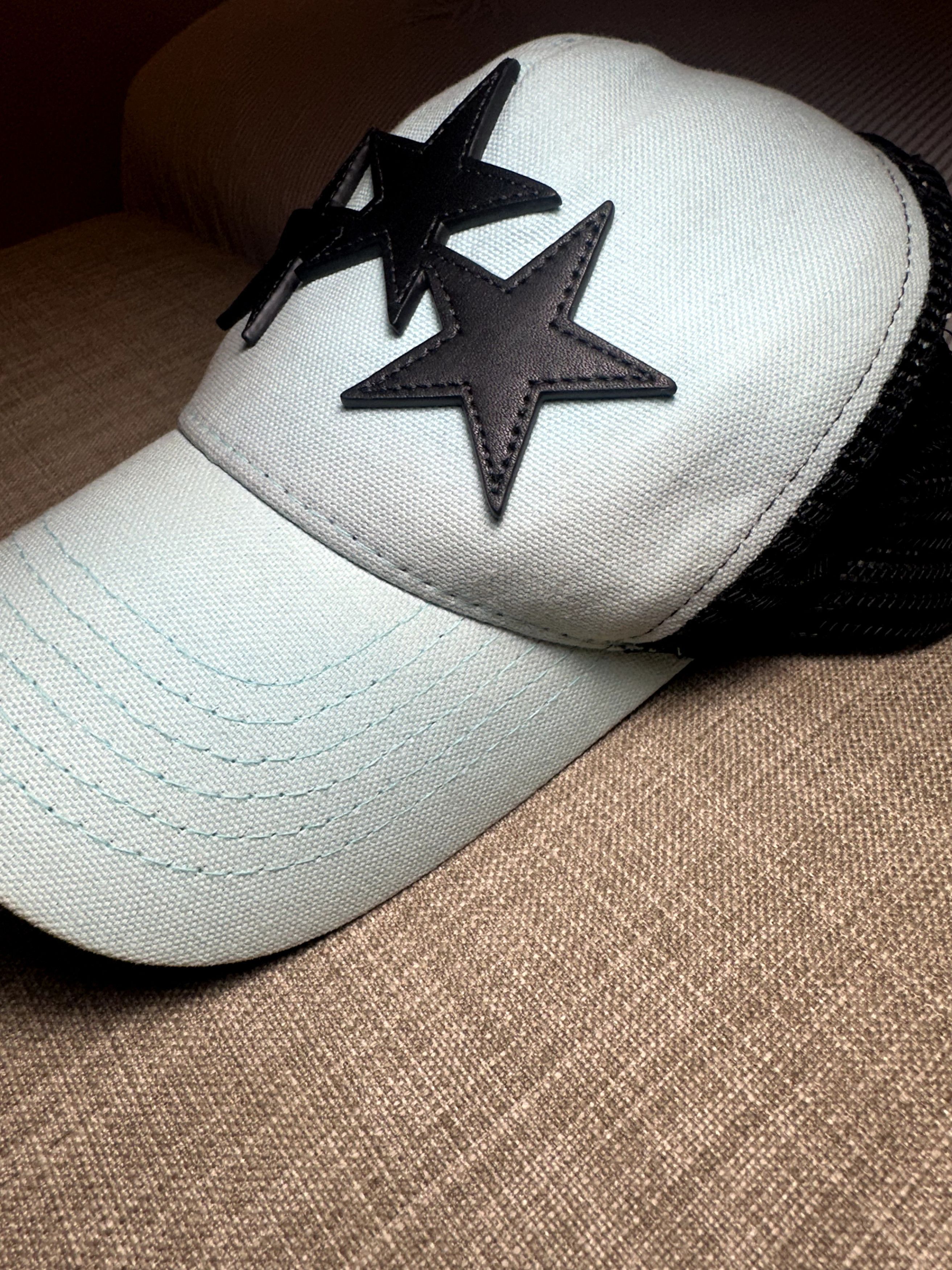 Amiri AMIRI 3 Star Trucker Hat Size ONE SIZE - 5 Thumbnail