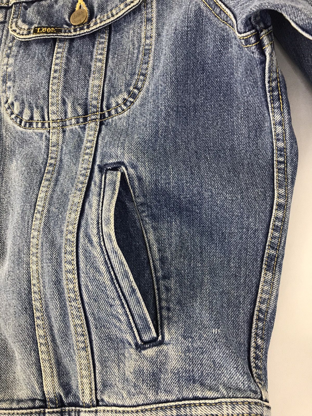 Edwin × Lee × Vintage Vintage Lee Riders By Edwin Trucker Denim Jeans Size US L / EU 52-54 / 3 - 5 Thumbnail