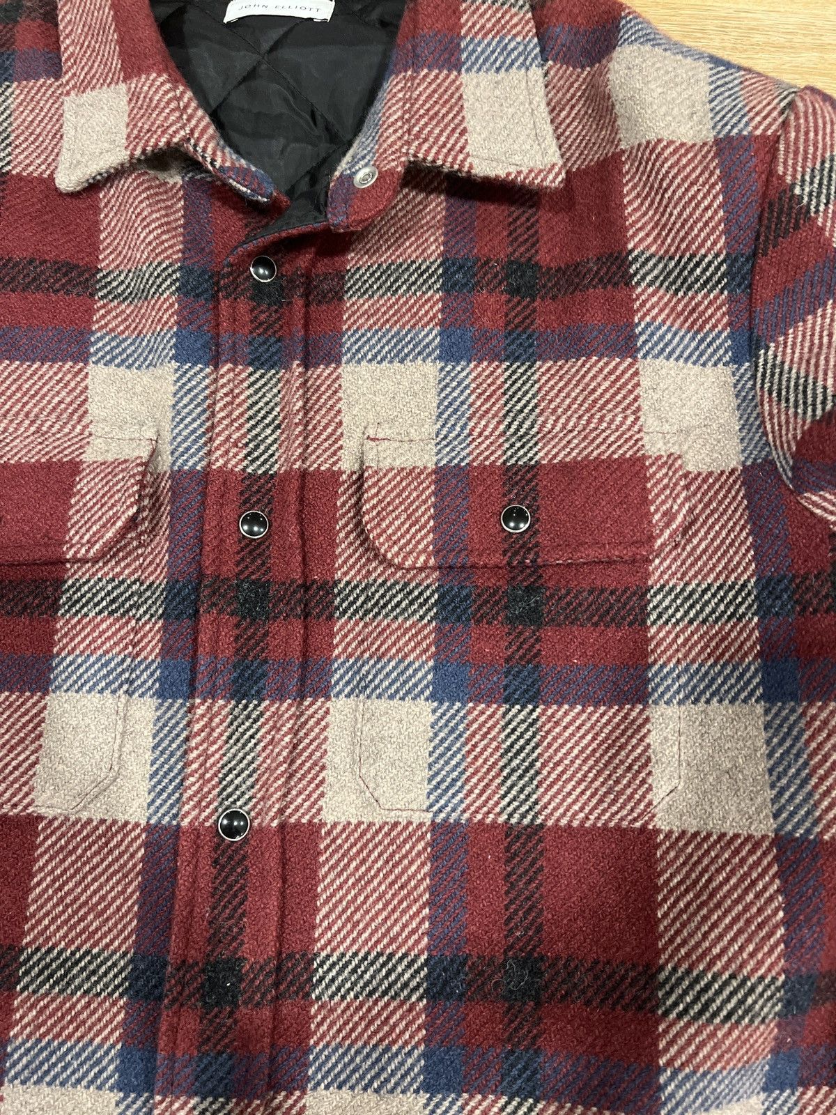 John Elliott John Elliott Lined Flannel Shirt Jacket Size 2 Size US M / EU 48-50 / 2 - 2 Thumbnail