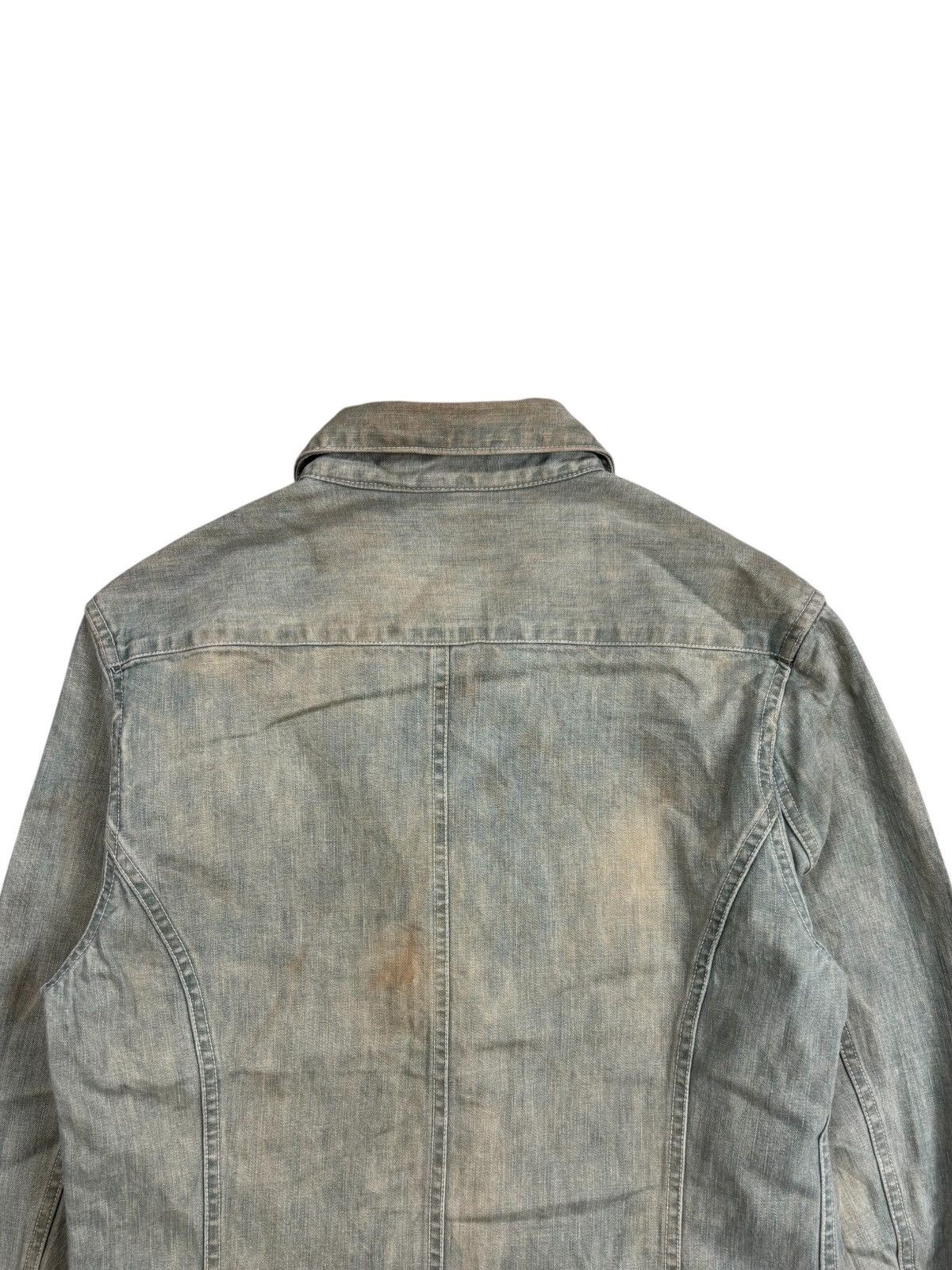 2000s Hym - Mud Wash Hook And Eye Shirt
