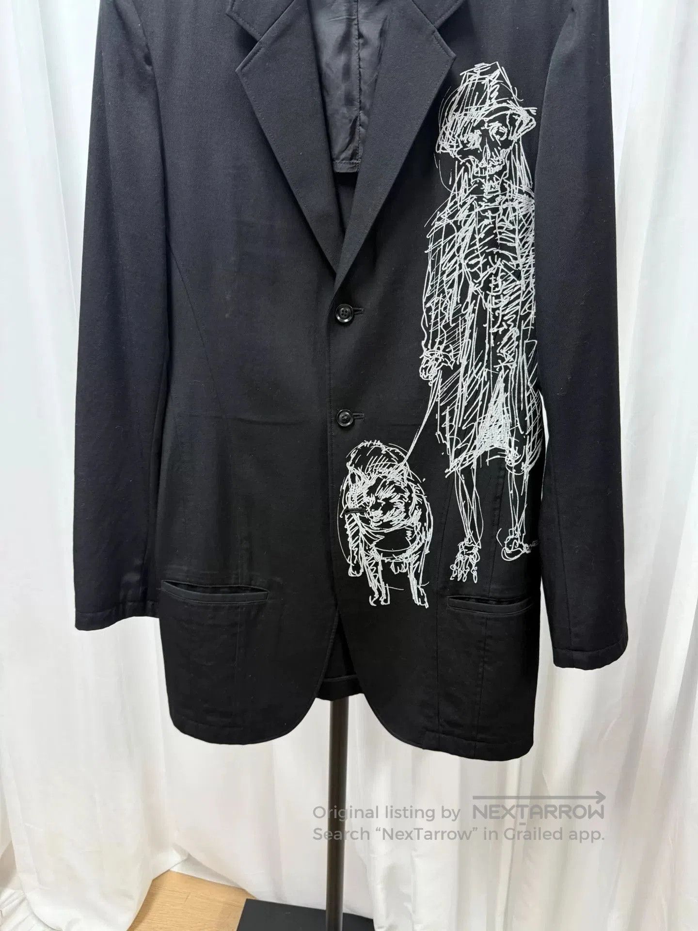 Yohji Yamamoto Yohji Yamamoto Pour Homme Dog Walk Blazer. Size US S / EU 44-46 / 1 - 4 Thumbnail