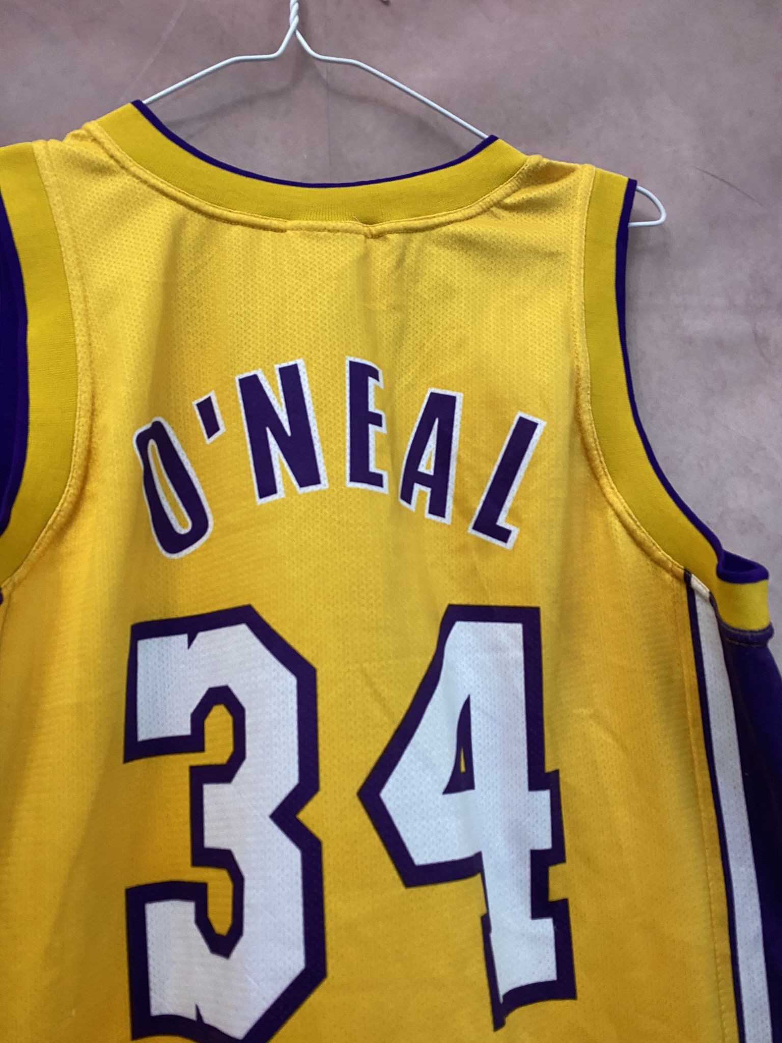 Champion × NBA Los Angeles Lakers Basketball Jersey Champion USA O'neill 34 Size US M / EU 48-50 / 2 - 8 Thumbnail
