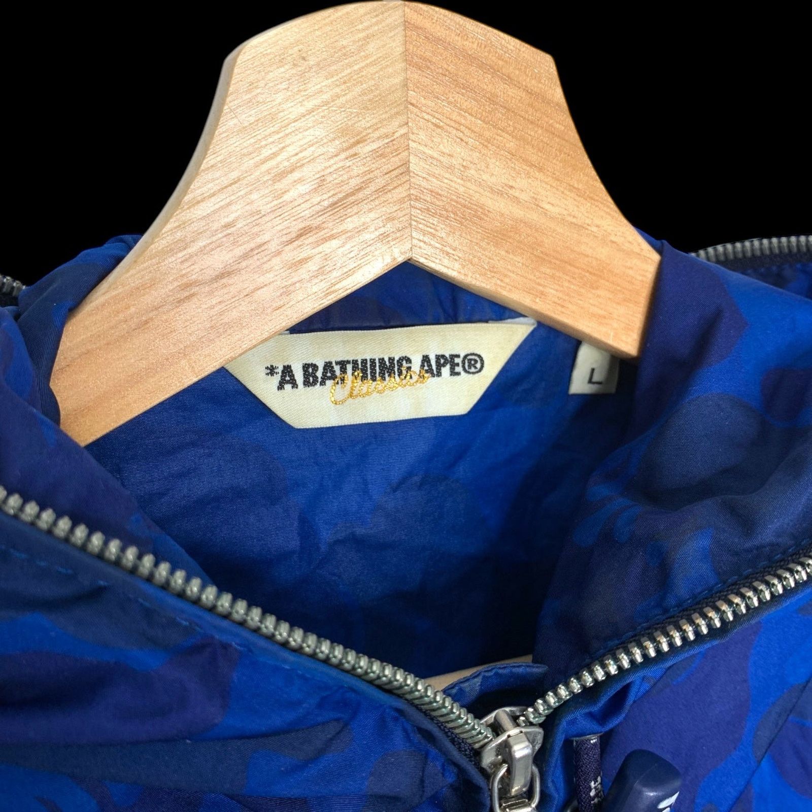 Bape OG Fire Camo Windbreaker (Blue) Size US L / EU 52-54 / 3 - 6 Thumbnail