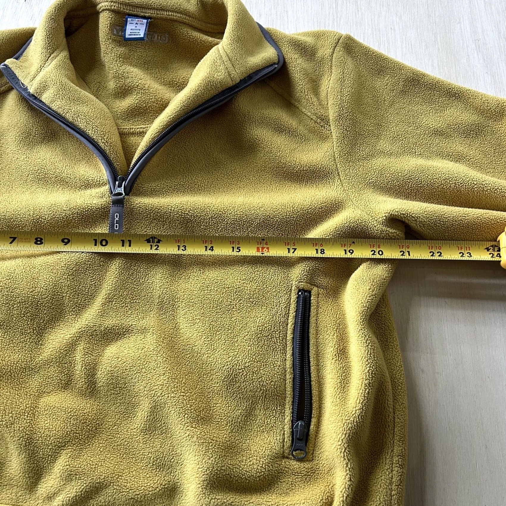 Old Navy Vintage Old Navy Fleece Jacket Women S Yellow 1/4 Zip Pullover Cozy Casual 90s 2000s Mens Womens Size S / US 4 / IT 40 - 4 Thumbnail