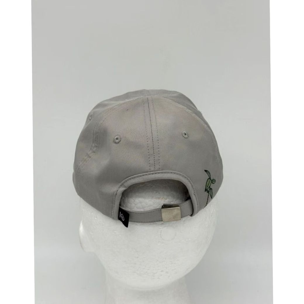 tentree Ten Trees Hats Baseball Cap Mens OSFA Grey Strap Back Embroidered Logo New Size ONE SIZE - 4 Thumbnail