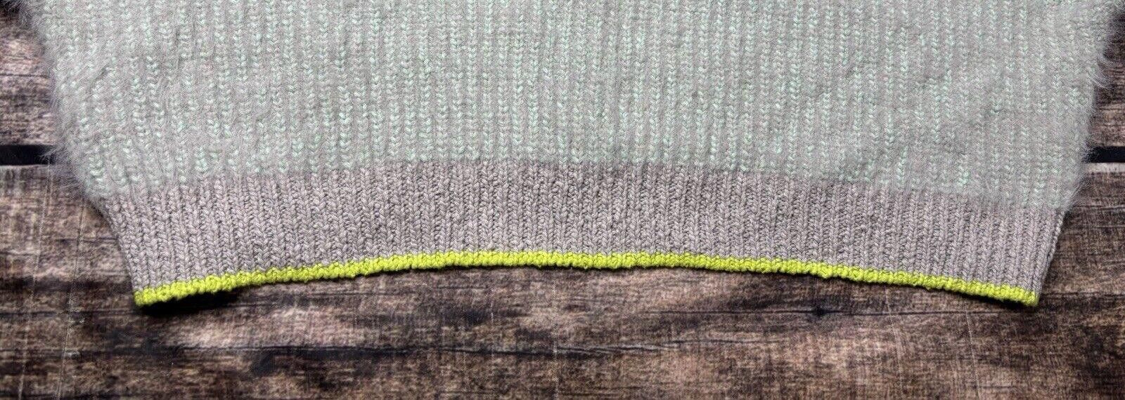 Free People Free People Sweater Women's Large Knit Stretch Colorblock Size L / US 10 / IT 46 - 5 Thumbnail