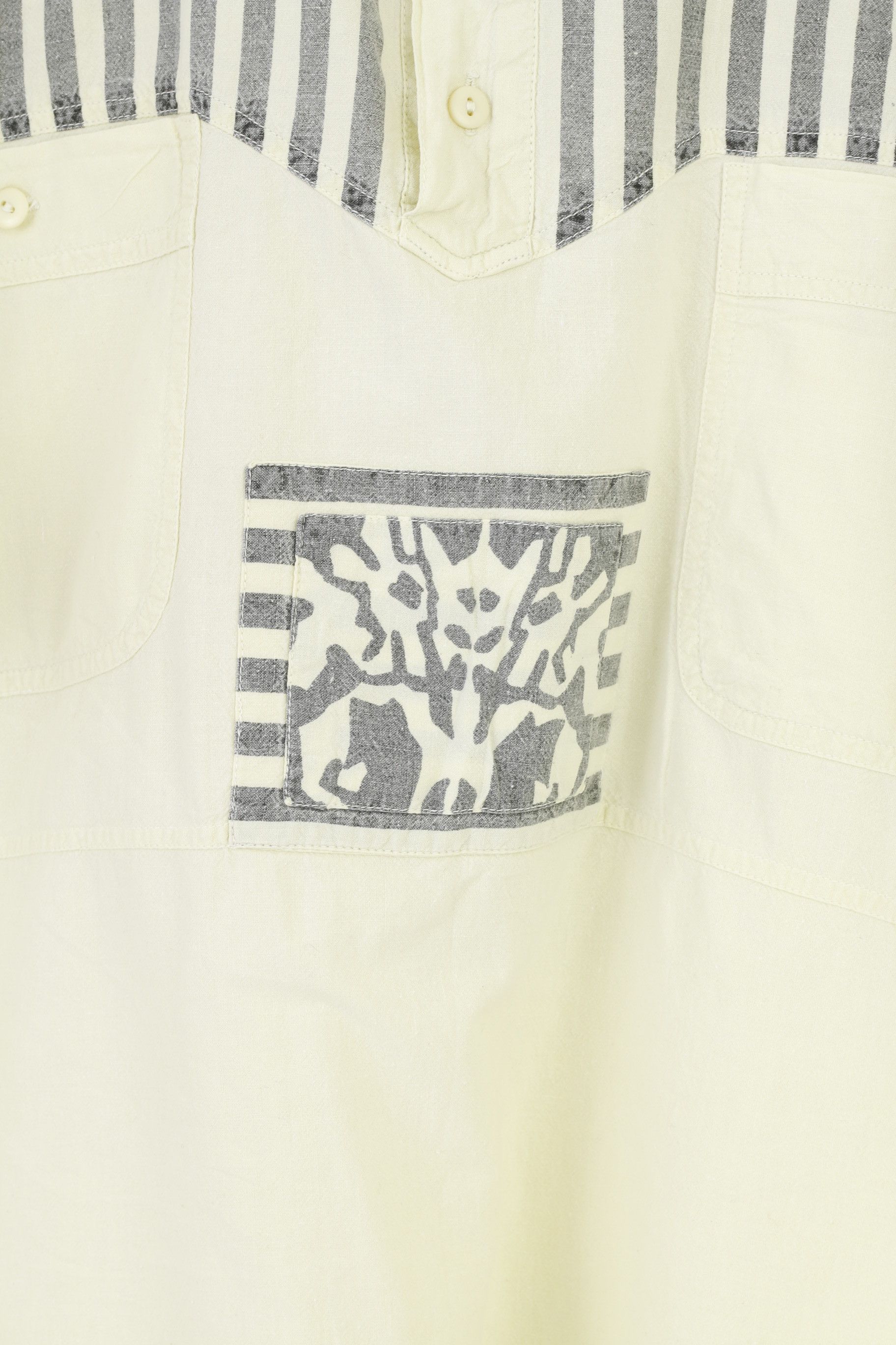 Vintage Vintage Men S Polo Shirt Yellow Cotton Detailed 90s 10921 Size US S / EU 44-46 / 1 - 4 Thumbnail