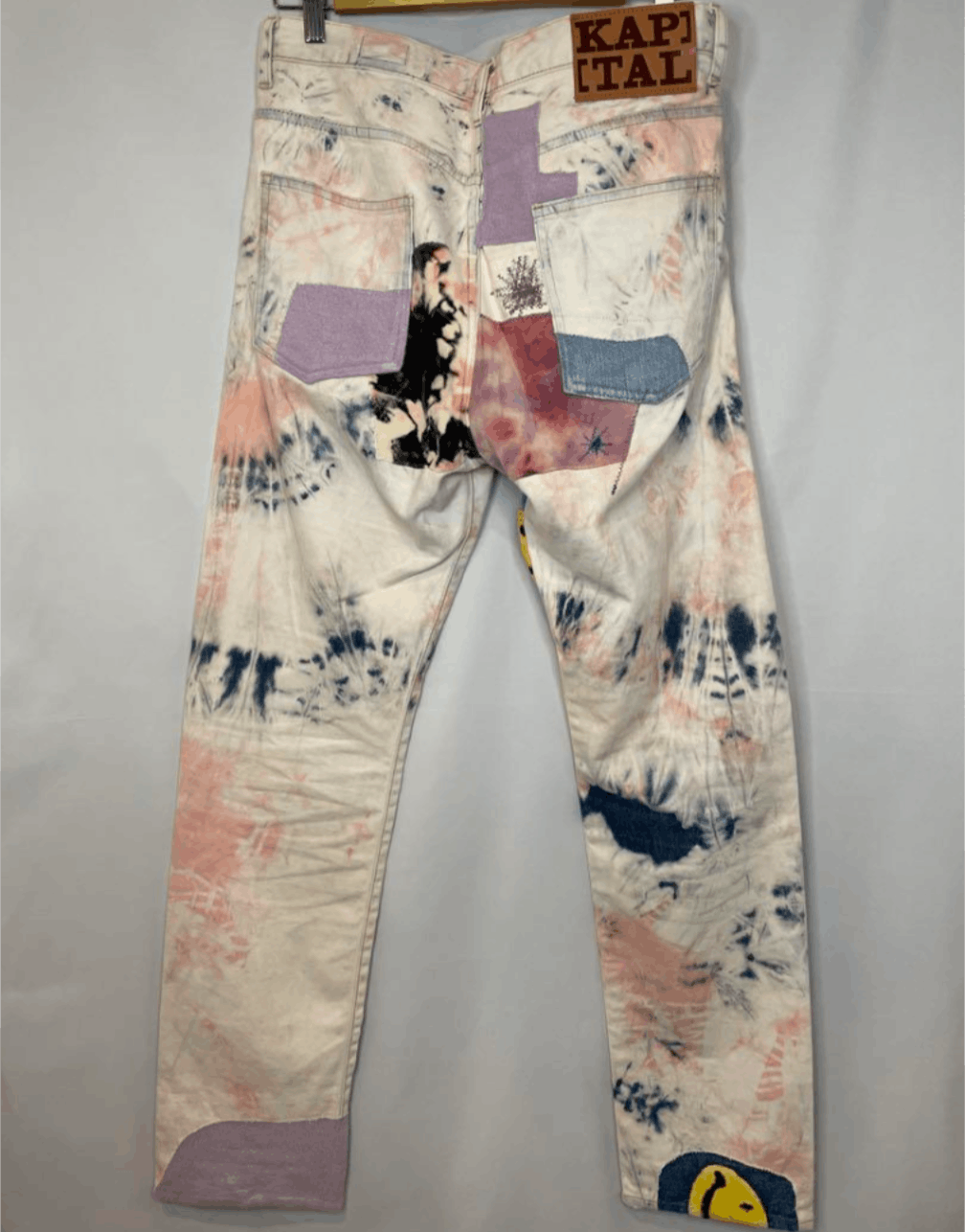 Kapital Kountry Kapital Kountry Smile Patchwork Denim Jeans Size US 34 / EU 50 - 3 Thumbnail