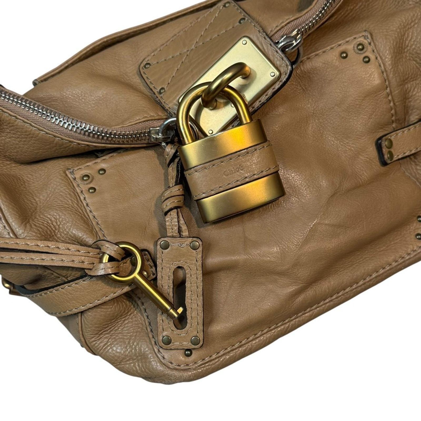 Chloe Chloe Paddington Brown Leather Shoulder Bag Y2K Size ONE SIZE - 5 Thumbnail