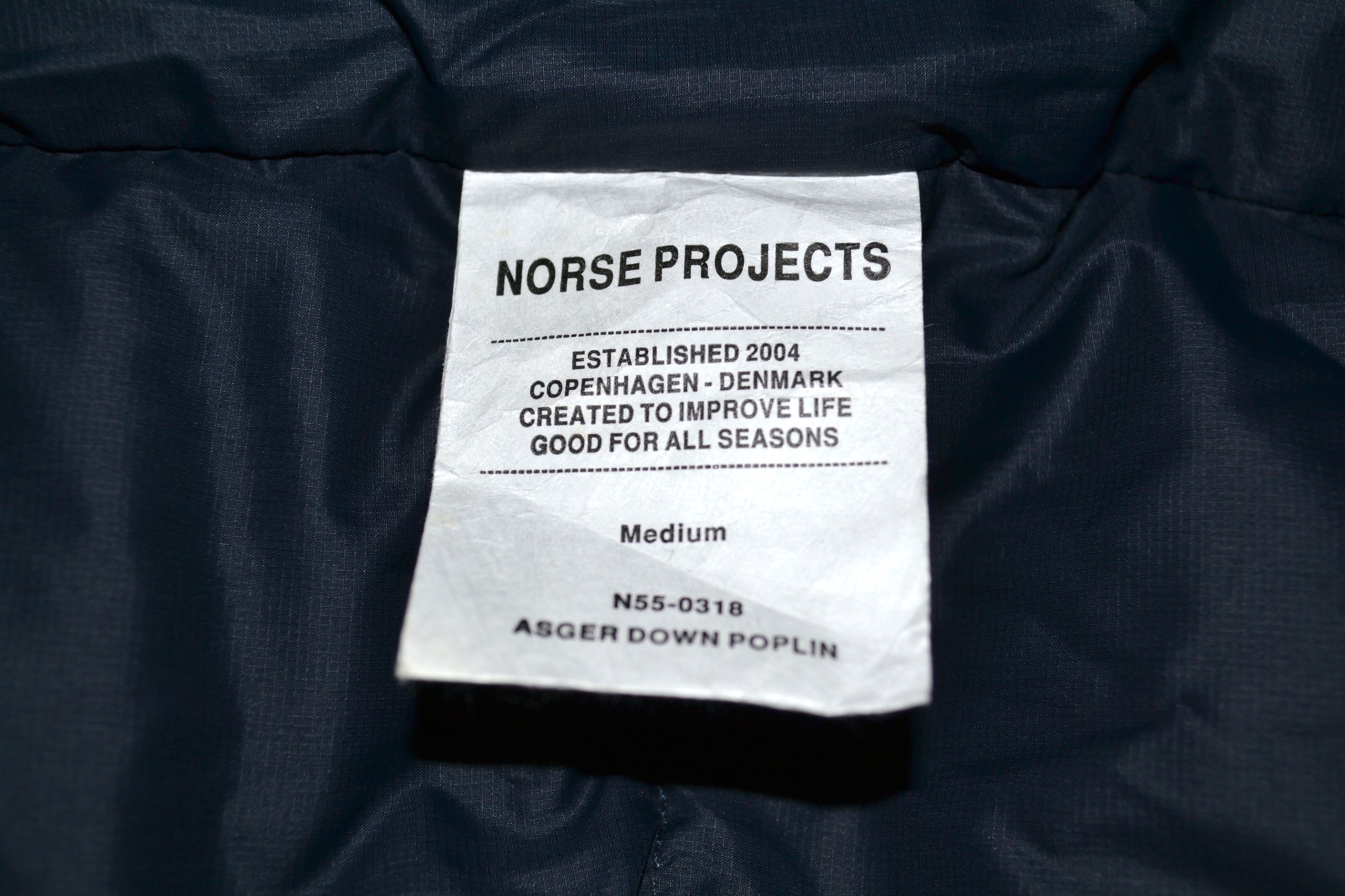 Norse Projects Norse Projects Asger Down Poplin Jacket Size US M / EU 48-50 / 2 - 12 Thumbnail