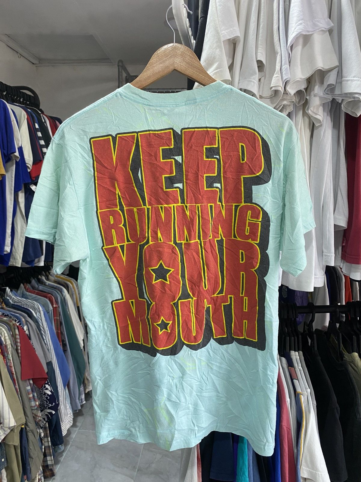 Vintage VTG ADTR Keep Running Your Mouth Myspace Scene Emo Size US M / EU 48-50 / 2 - 3 Thumbnail