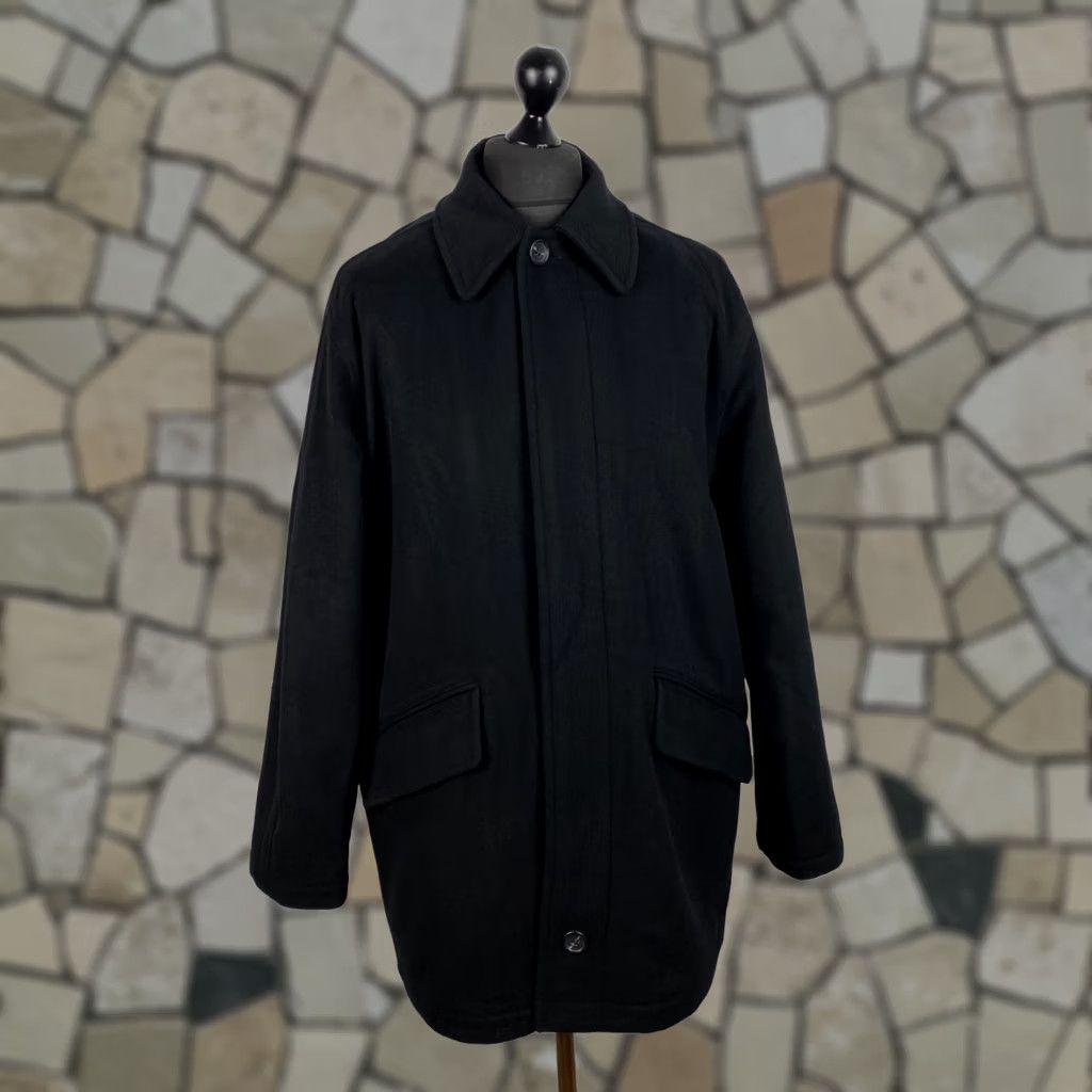 Hugo Boss HUGO BOSS Coat Mens Wool Cashmere Black 50 3-in-1 Jacket Overcoat Jacket Size 50 Mens Black Coat Size US M / EU 48-50 / 2 - 1 Thumbnail