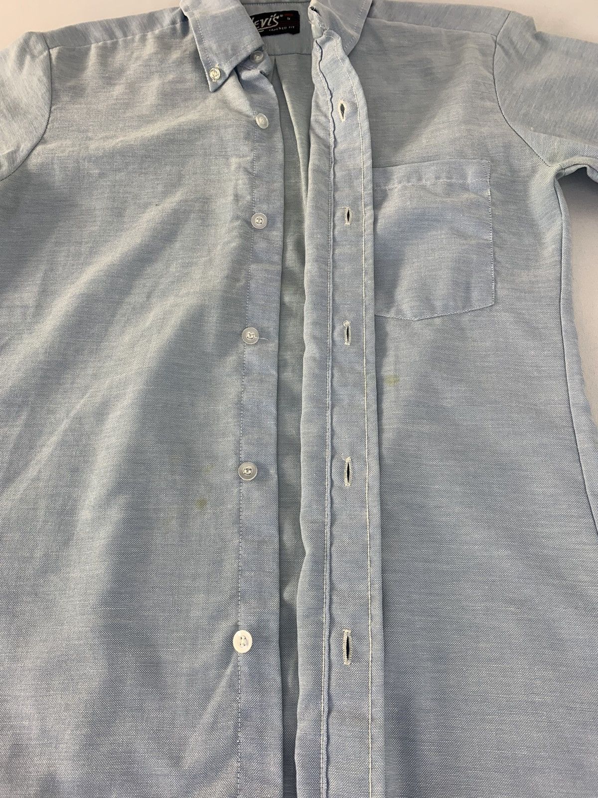 Levi's Vintage Levi’s Tapered Fit White Tab Denim Button Up Size US S / EU 44-46 / 1 - 5 Thumbnail