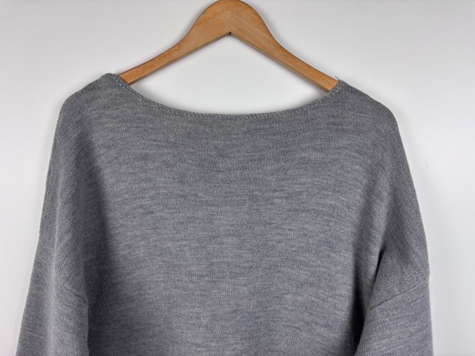 Gudrun Sjoden Gudrun Sjoden Lagenlook Wool Sweater Dress Gray Size L Size L / US 10 / IT 46 - 7 Thumbnail