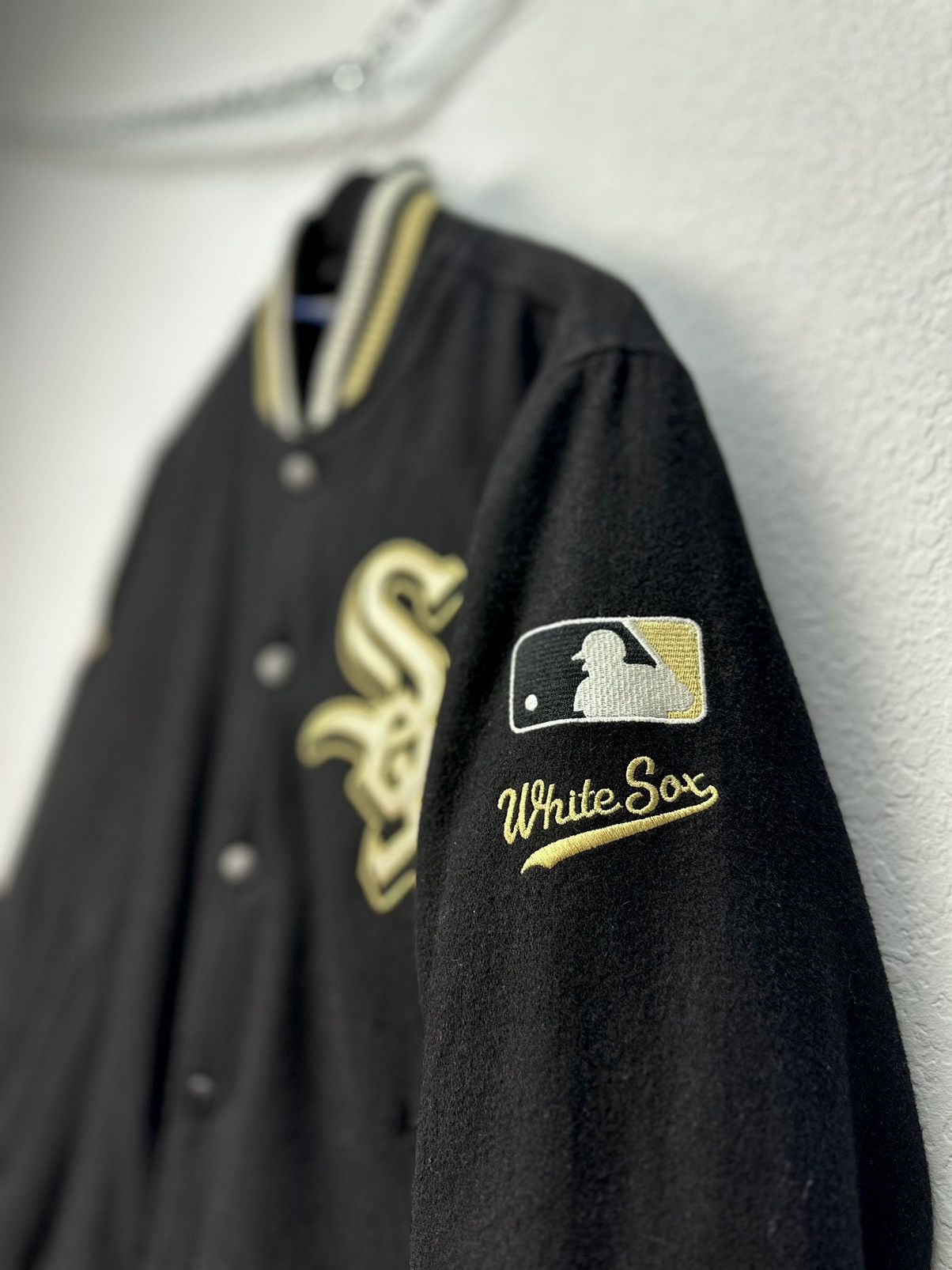 MLB Whitesox Cooperstown Majestic Varsity Bomber MLB Wool Jacket Size US S / EU 44-46 / 1 - 6 Thumbnail