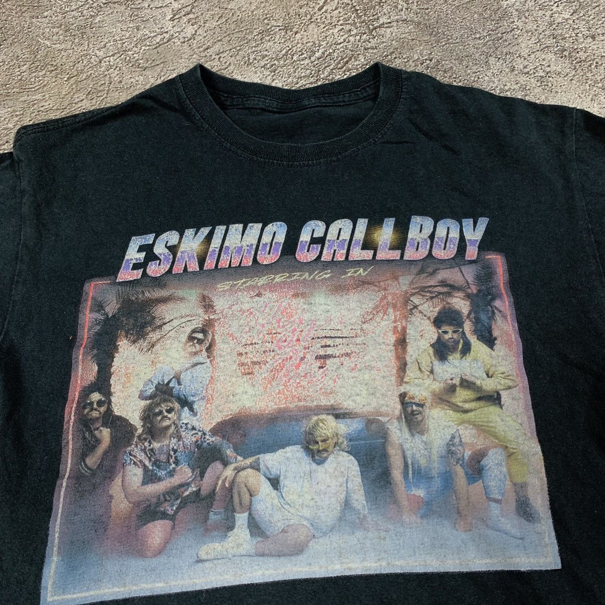 Vintage Vintage Y2K Eskimo Callboy Graphic Tee Grunge Black Boxy M Size US M / EU 48-50 / 2 - 3 Thumbnail