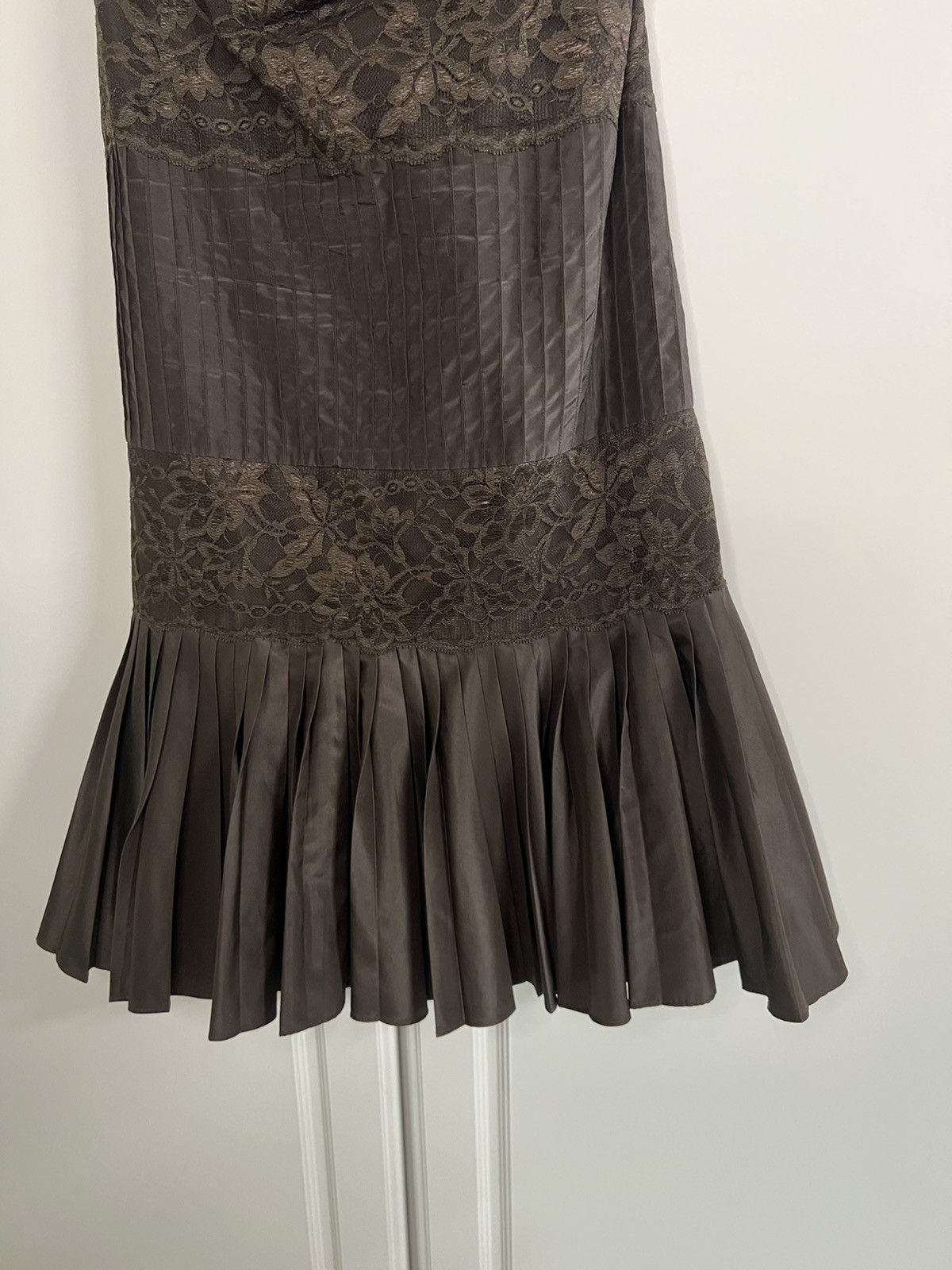 Banana Republic × Vintage Y2K Banana Republic Silk Blend Western Formal Dress Size M / US 6-8 / IT 42-44 - 10 Thumbnail