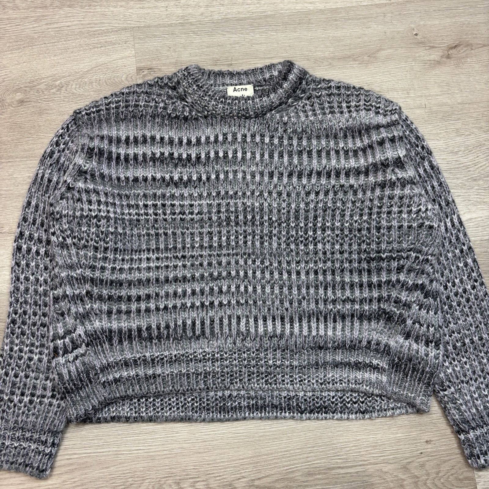 Acne Studios Rare Acne Studios Zora Mohair Wool Blend Knit Boxy Sweater S Size US S / EU 44-46 / 1 - 2 Thumbnail