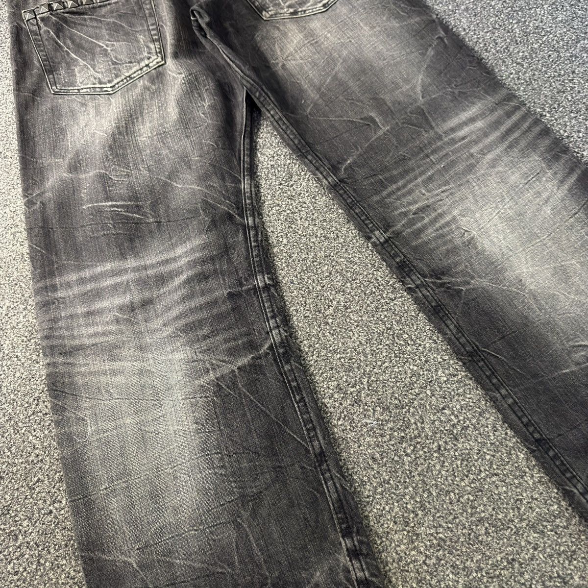 Hysteric Glamour Japanese Okayama Studded Distressed Denim LGB Hysteric Style Size US 34 / EU 50 - 11 Thumbnail