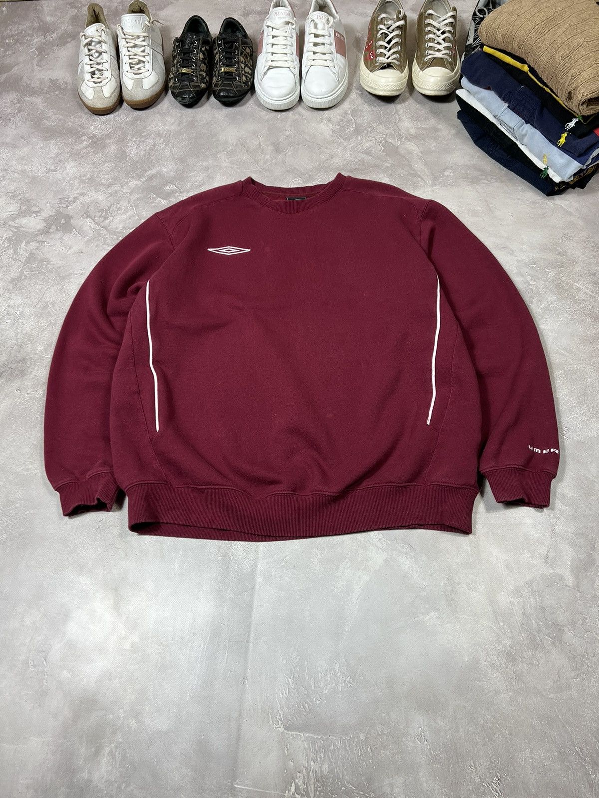 Umbro Vintage Umbro Baggy Y2k Sweatshirt Size US XL / EU 56 / 4 - 2 Thumbnail