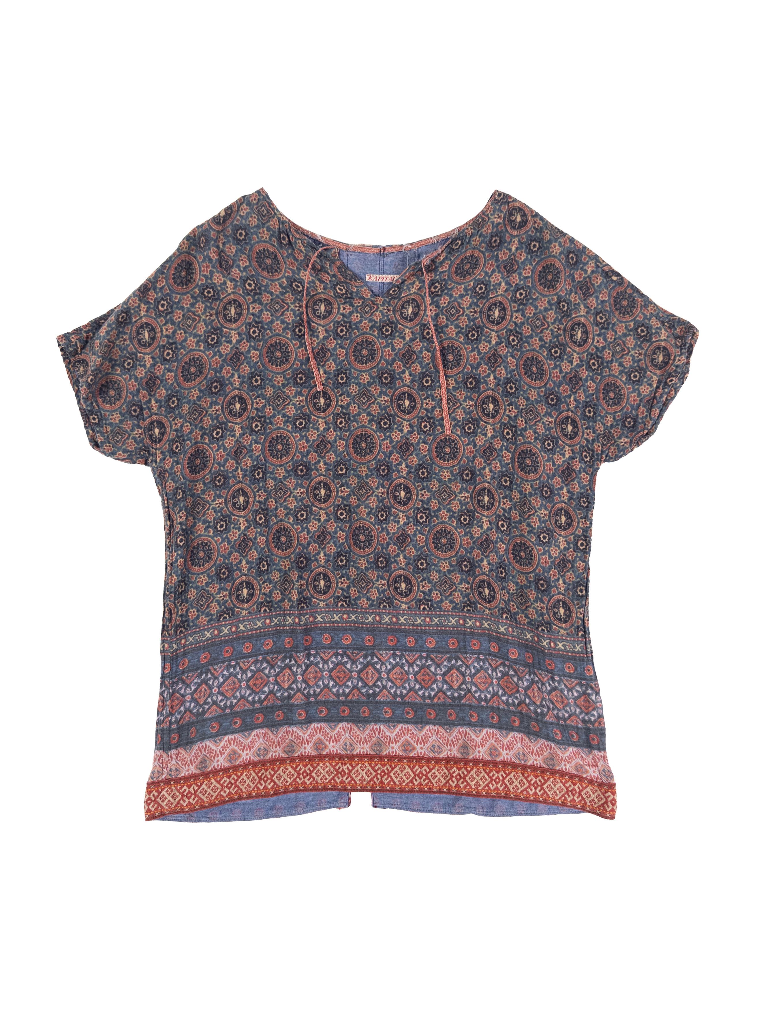Kapital Kapital V Neck Drawstring Shirt Size US M / EU 48-50 / 2 - 1 Thumbnail
