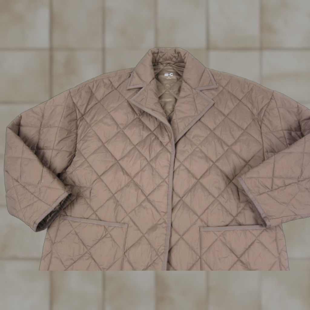 Uniqlo VINTAGE Uniqlo Jacket Womens XS Brown Pufftech Quilted Oversized Long Coat Size XS / US 0-2 / IT 36-38 - 1 Thumbnail