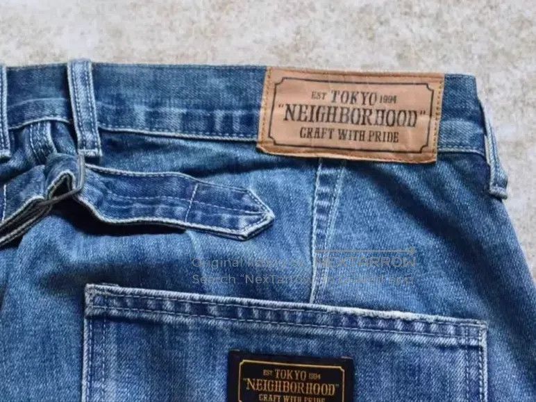 Neighborhood Neighborhood size S Splattered Washed Denim Jeans Size US 28 / EU 44 - 6 Thumbnail