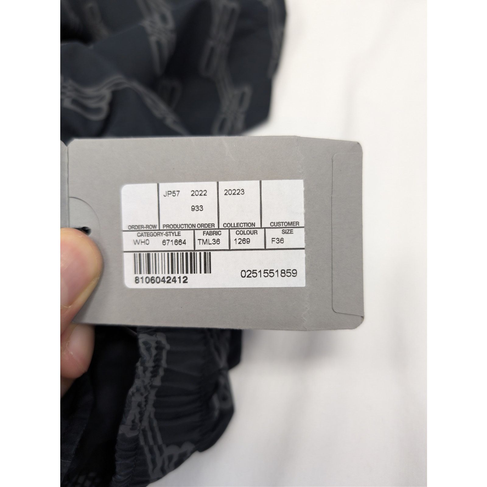 Balenciaga o1rshd1 BB Monogram Cotton Poplin Pyjama Shorts Black/Grey Size US 36 / EU 52 - 20 Thumbnail