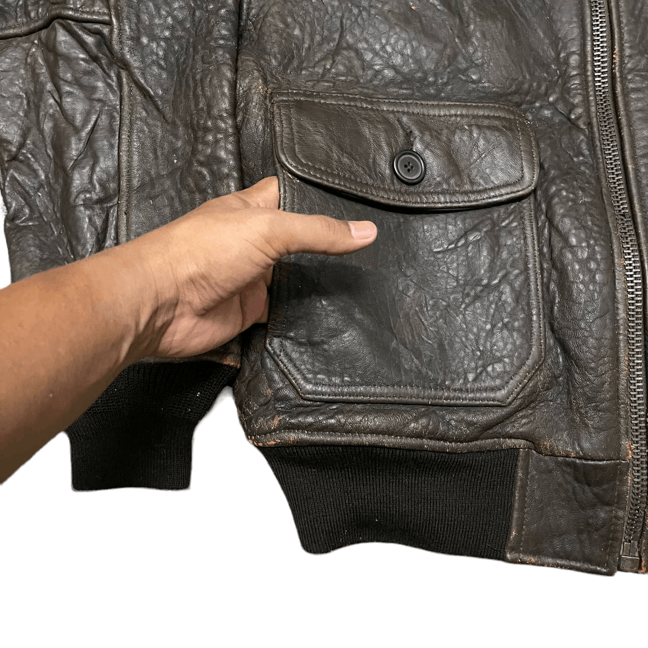 Avirex Vintage Avirex G1 Military Leather Bomber Jacket Like A2 Size US S / EU 44-46 / 1 - 5 Thumbnail